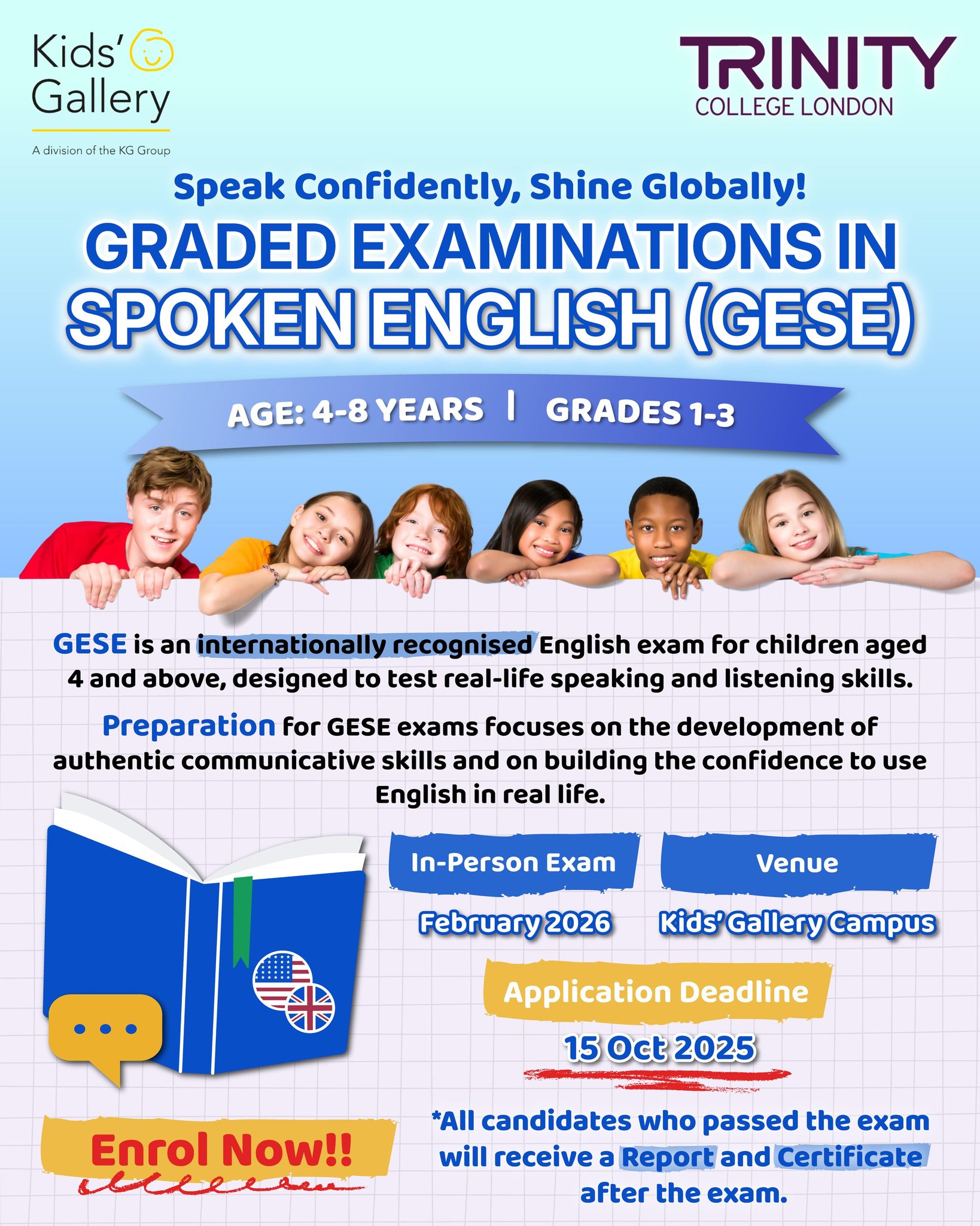 Kids' - 🗣️ Speak Confidently, Shine Globally! 讓孩子透過 TRINITY GESE 考試收獲 ...