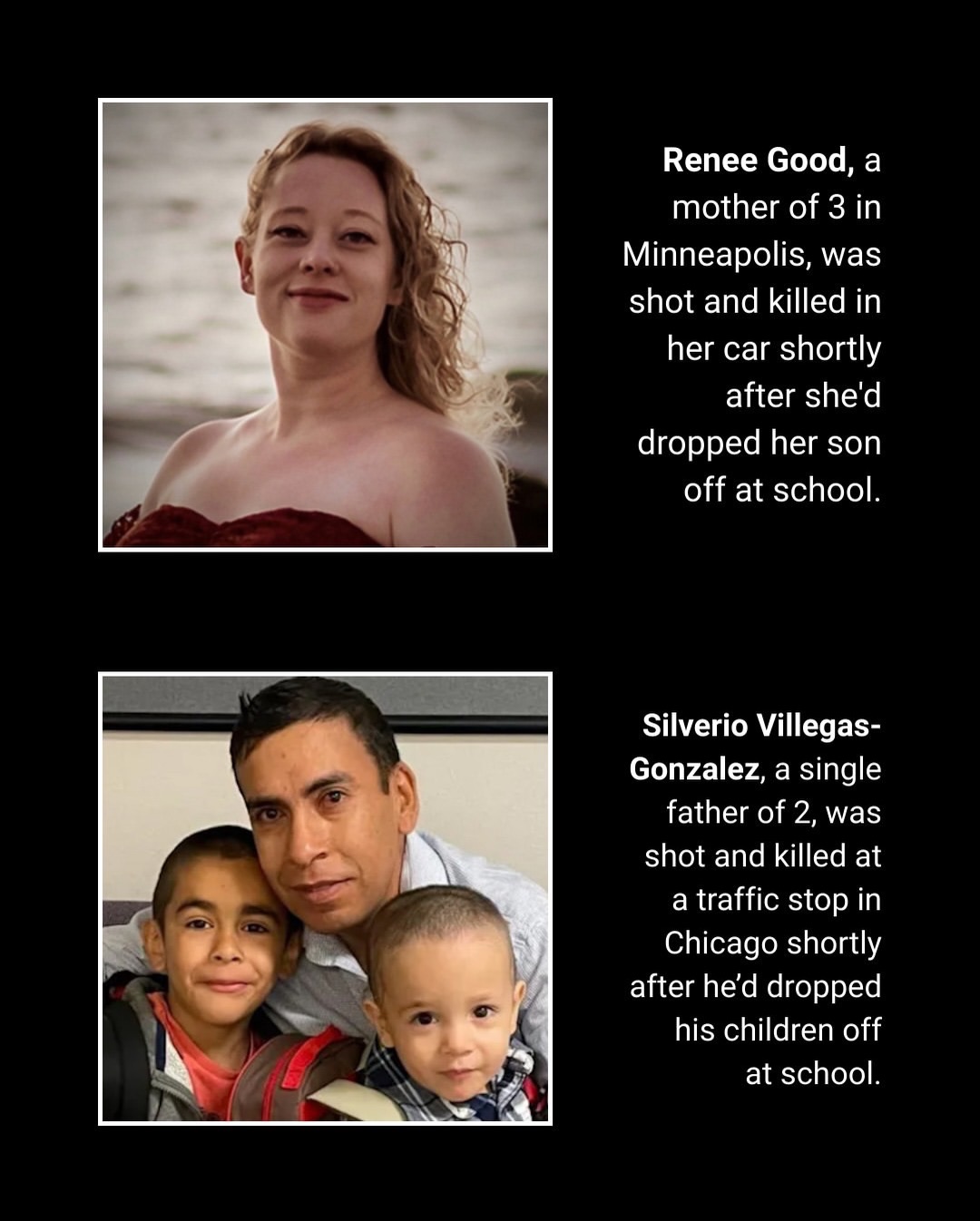The killing of Renee Good was at least the ninth time federal immigration  officers have fired on people while on duty since last September, and the  second known fatal shooting. At least