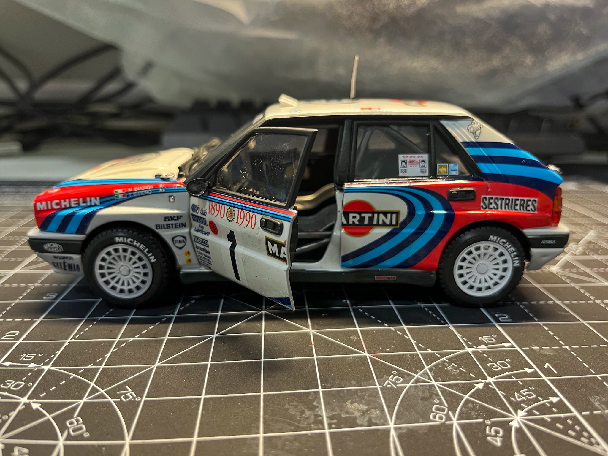 Autocollant Décalcomanie 1/43 Lancia Delta Integrale N°30 - Rallye WRC Monte-Carlo 2000 - Neuf - Modélisme