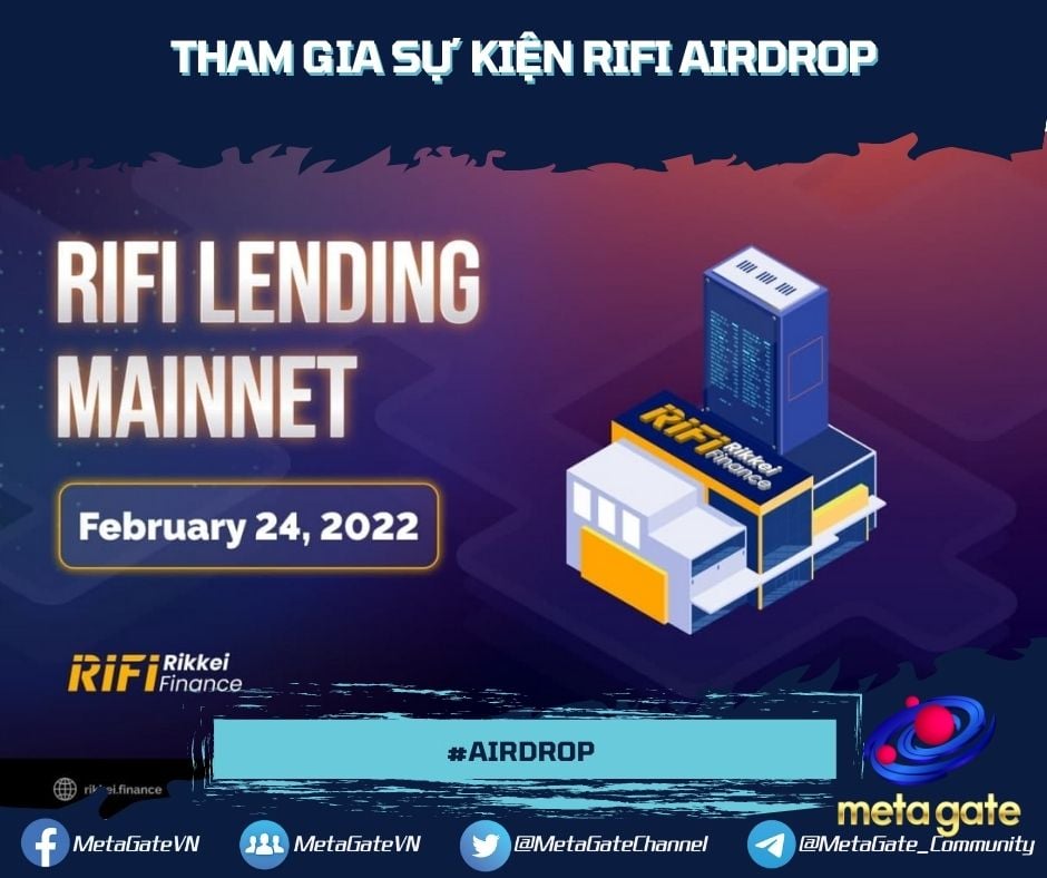 📢 THAM GIA SỰ KIỆN RIFI AIRDROP Sự... - MetaGate Việt Nam | Facebook