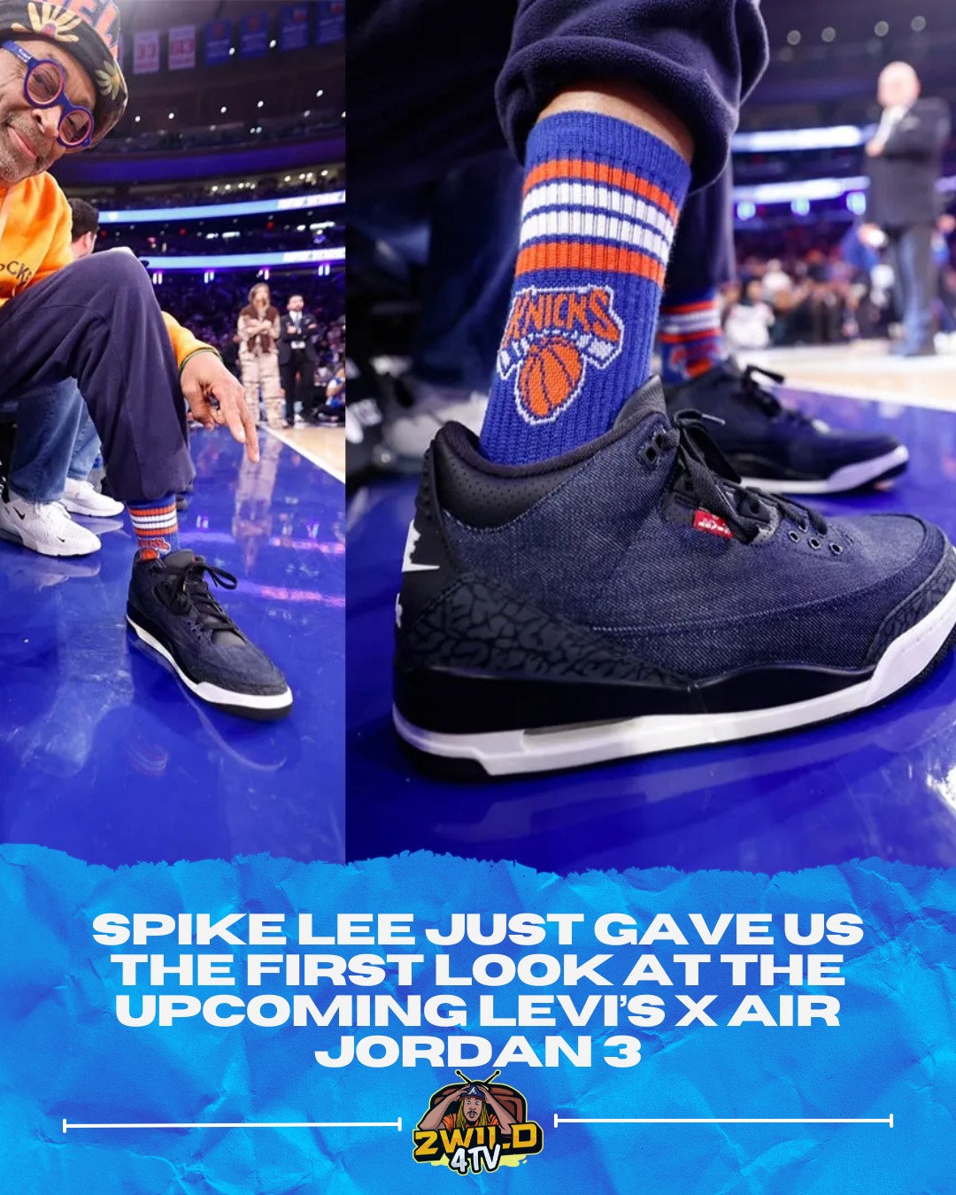 RELEASE UPDATE: Levi's x Air Jordan 3 “Raw Indigo Denim” drops