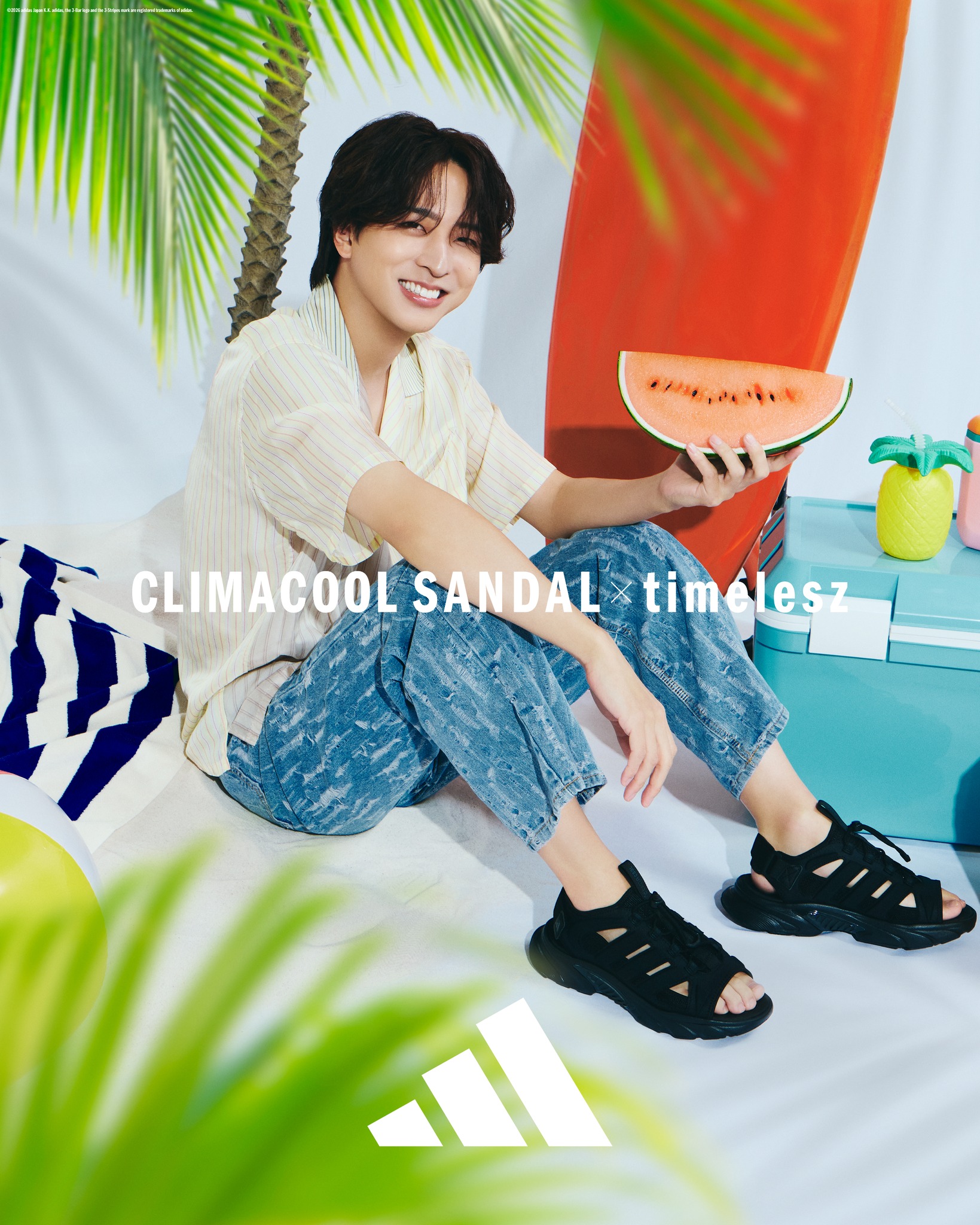 adidas「CLIMACOOL × timelesz」 一歩ごとに、涼しい。 この夏は