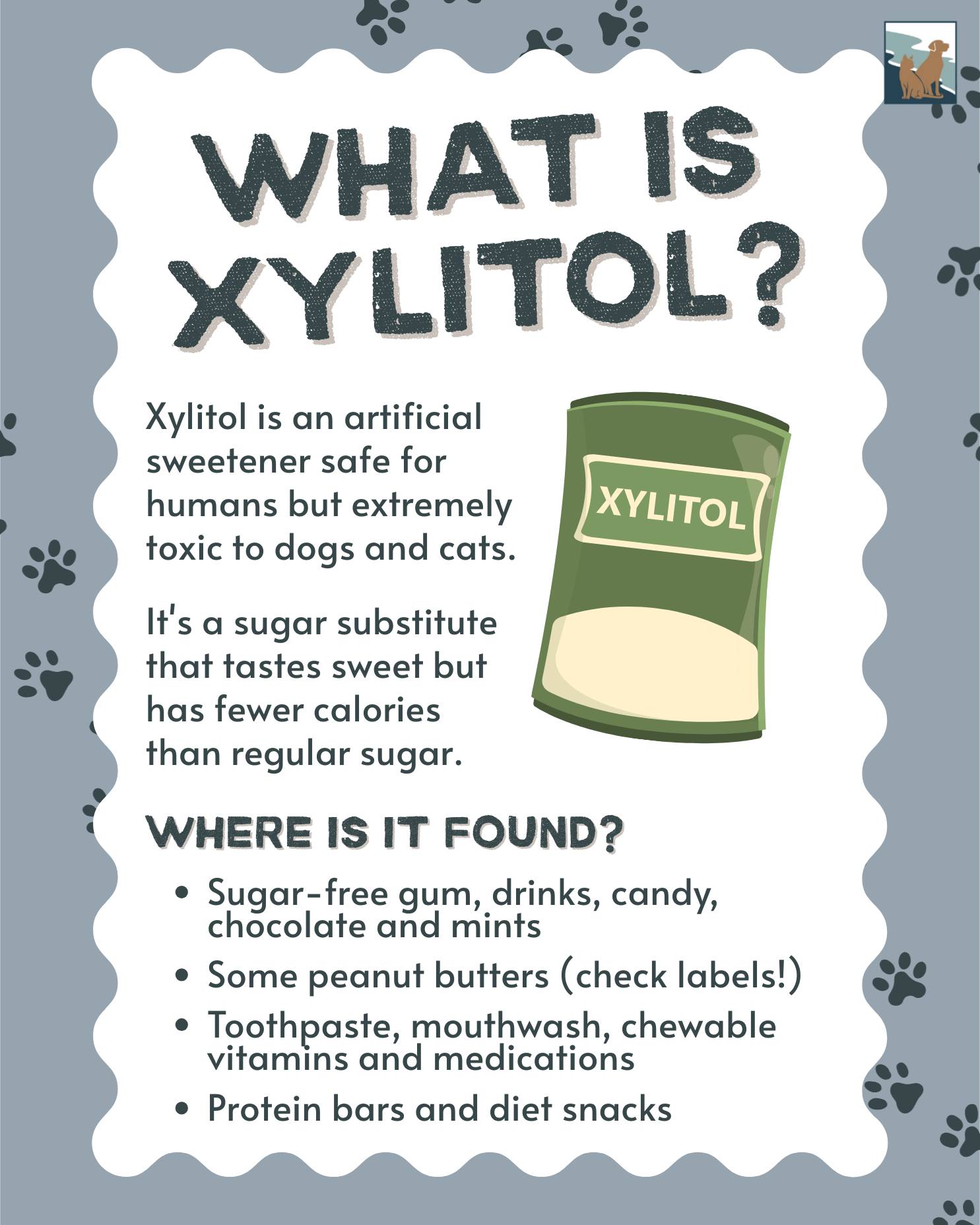 ⚠️ XYLITOL ALERT: This... - Fish Creek Animal Hospital | Facebook