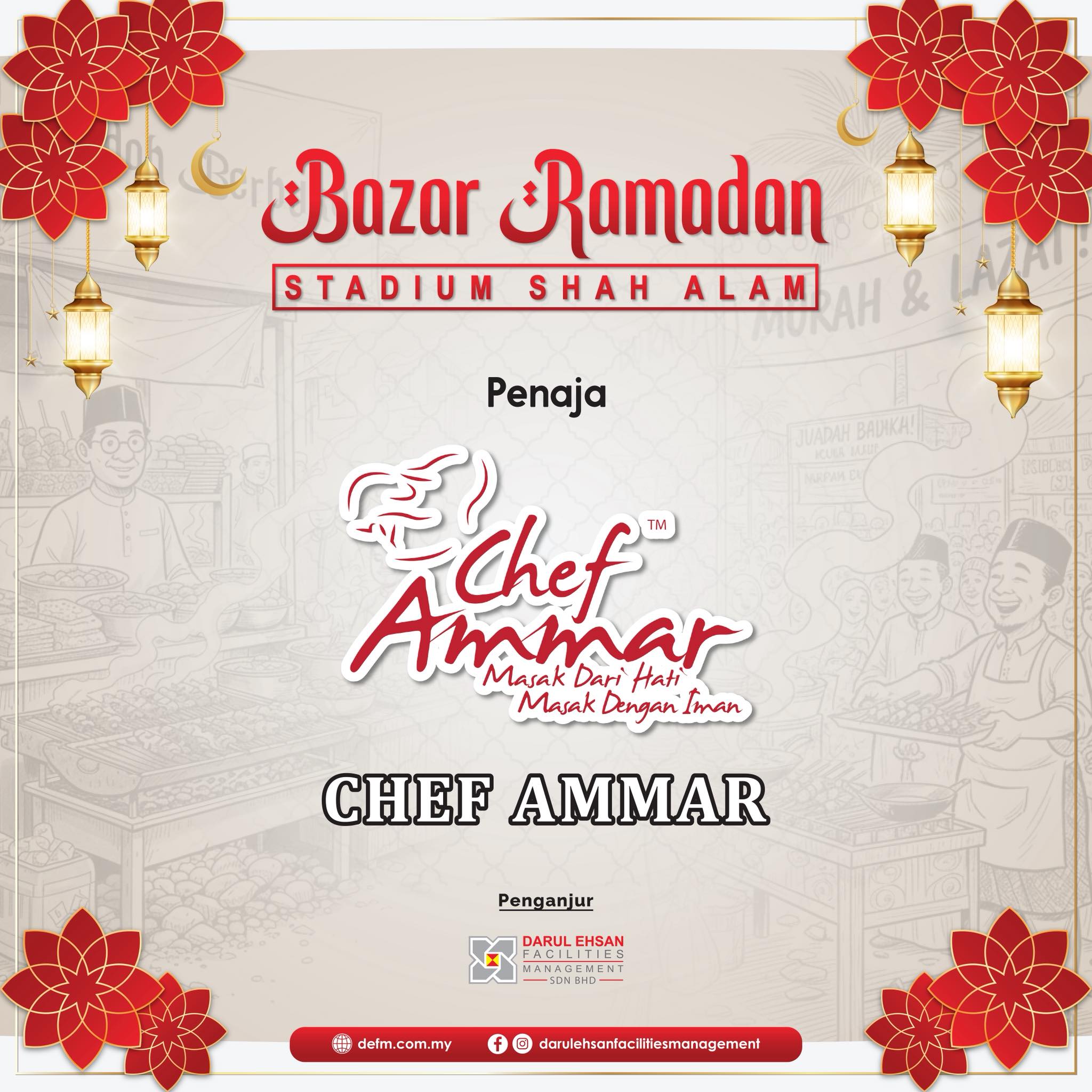 Bazaar - CHEF AMMAR | PENAJA RASMI & IKON MAKANAN BAZAR RAMADAN STADIUM ...