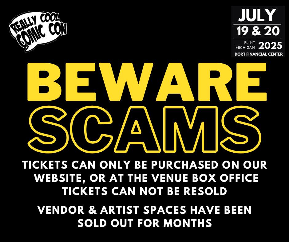 Really - ⚠️ BEWARE OF SCAMS ⚠️ Our con tickets can not be resold. All ...