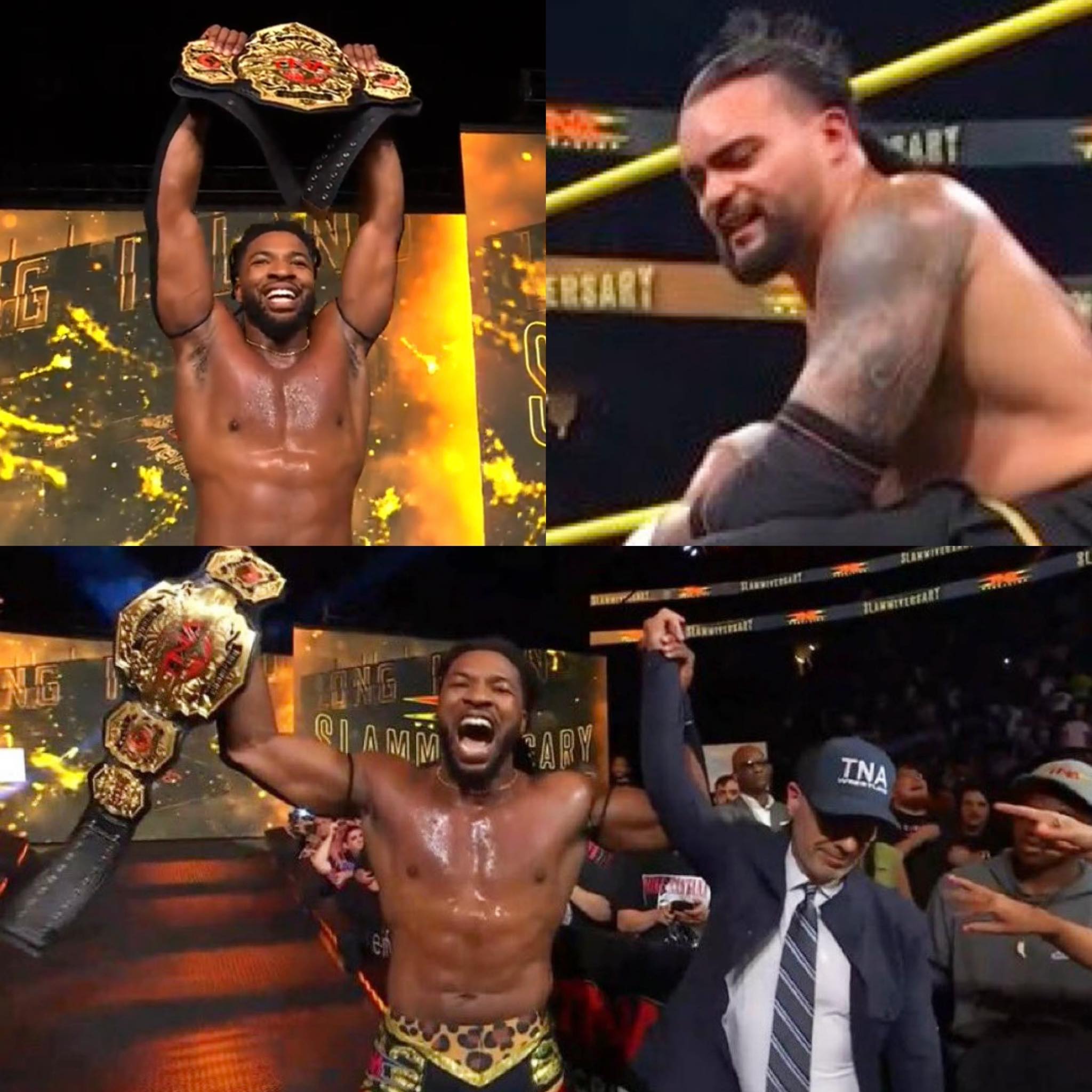 Trick Williams defeats Joe Hendry & Santana to retain the TNA