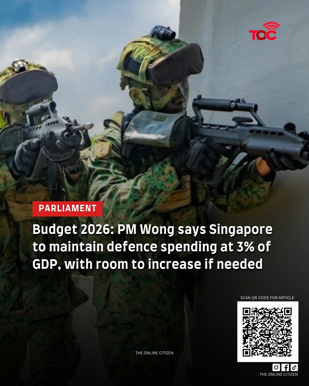The Online - Prime Minister Lawrence Wong said in Budget 2026 that ...