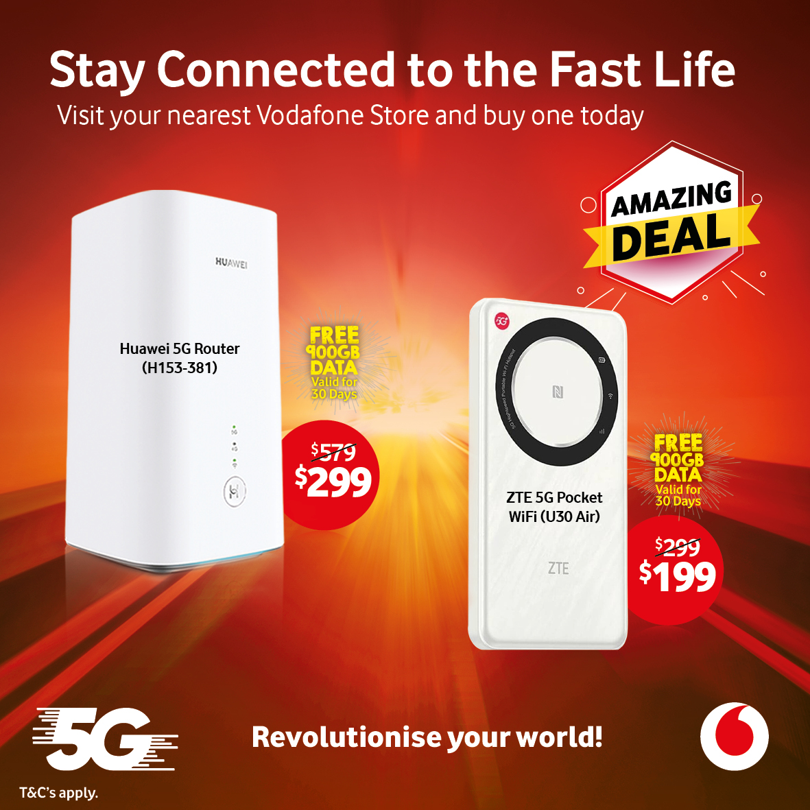 Vodafone - 🚀 Experience the Power of True 5G! 🔥 Say goodbye to ...