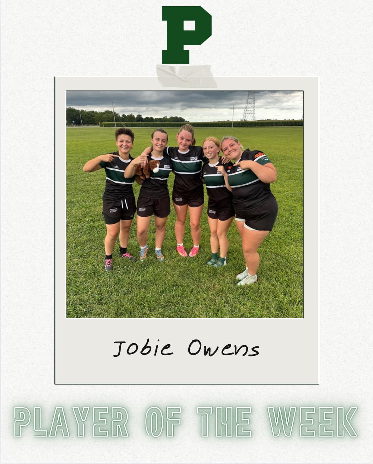 Our very 1st player of the week... - Pendleton Youth Rugby | Facebook