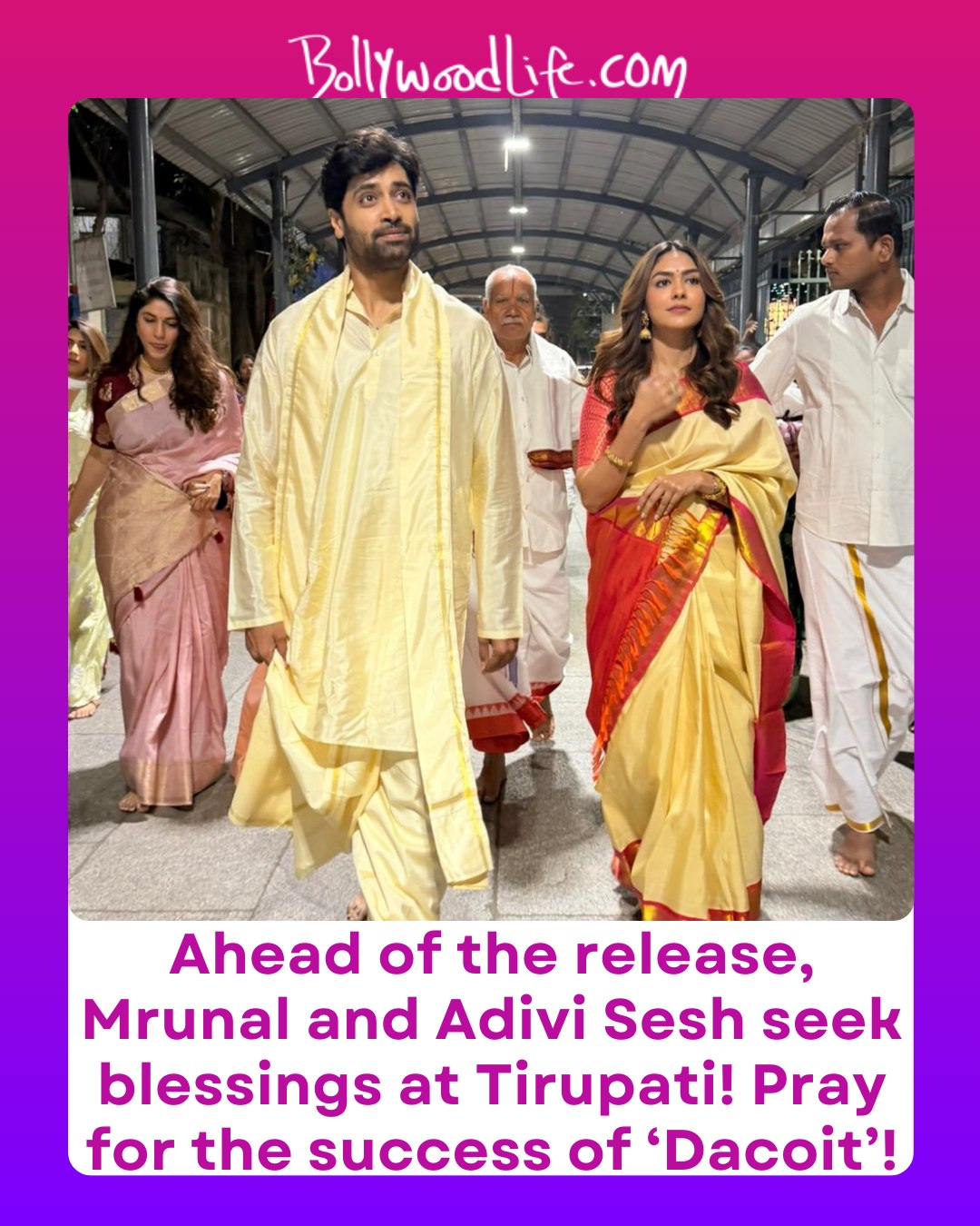 BollywoodLife.Com - The promotions of ‘Dacoit’ began on a spiritual ...