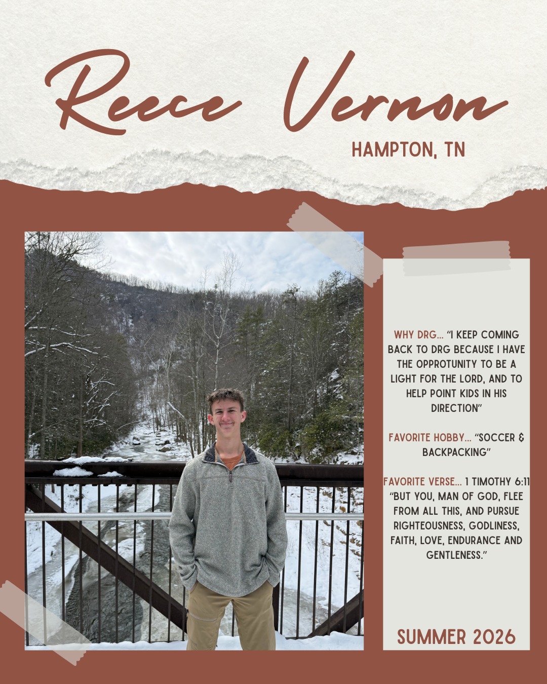 Doe - Meet Reece Vernon We are so excited to welcome Reece back on ...