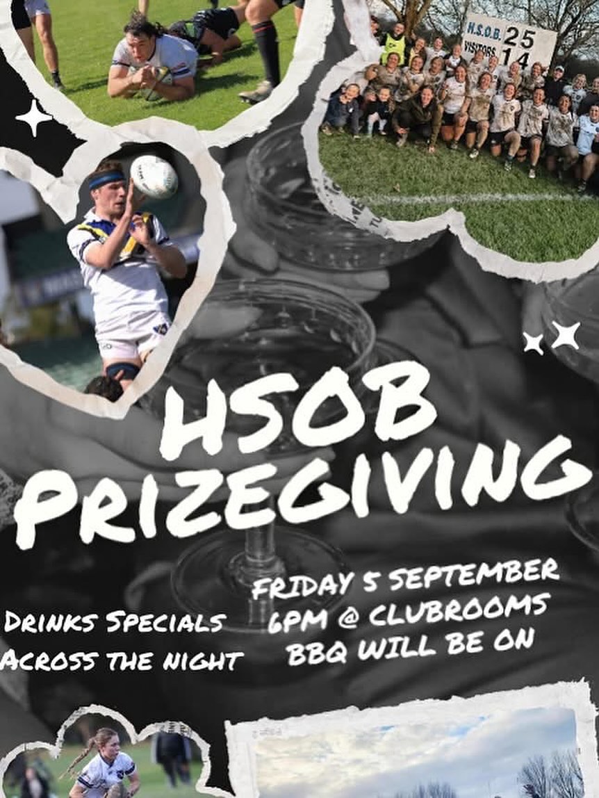 HSOB Rugby Club - 🚨 REMINDER SENIOR PRIZEGIVING Join us... | Facebook