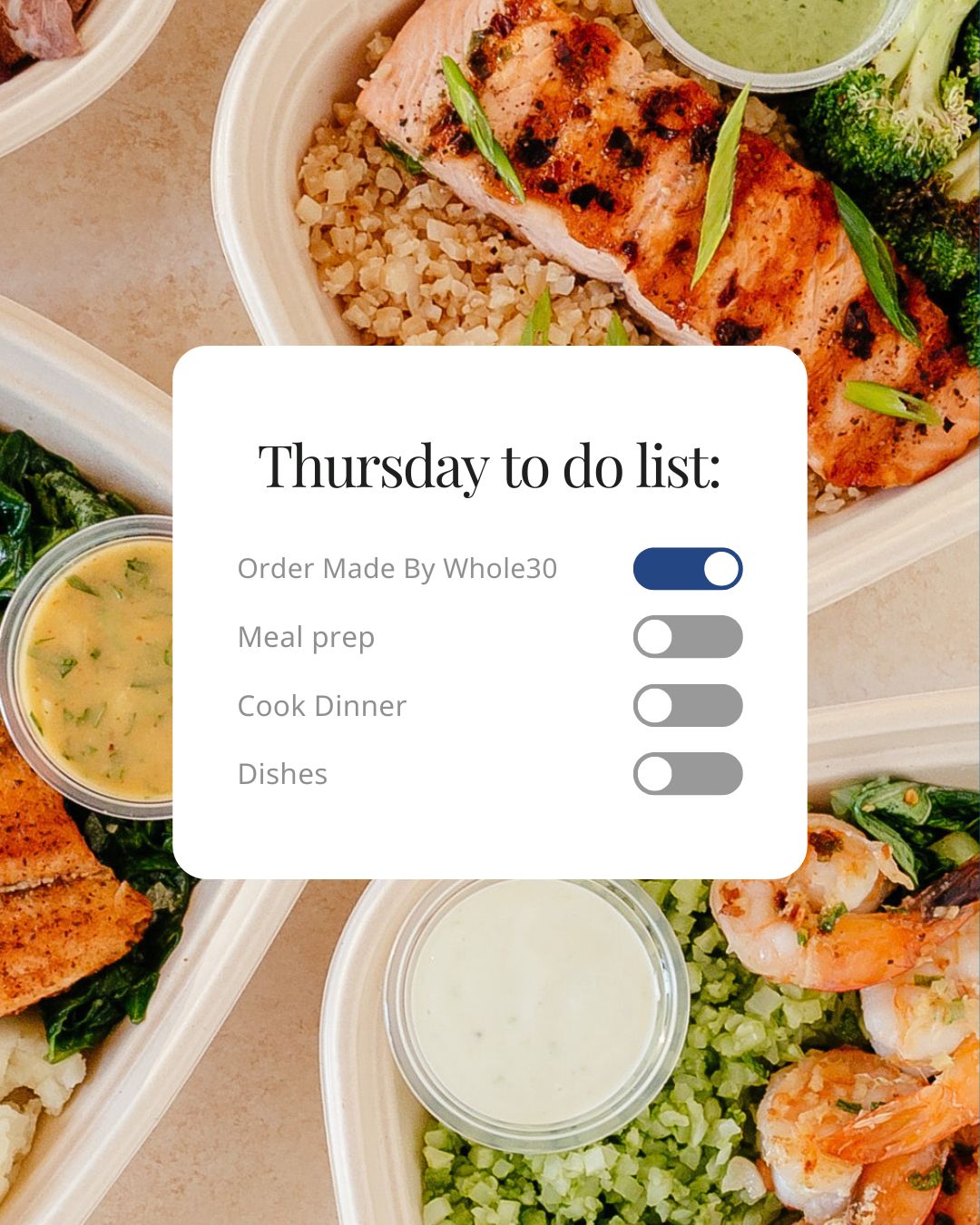 Whole30 - Your Thursday to-do list, simplified. When you stock your ...