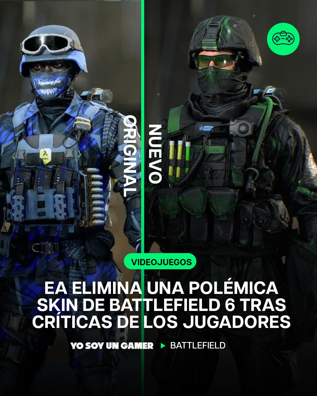 Yo - Electronic Arts ha retirado el skin “Wicked Grin” de Battlefield 6 ...