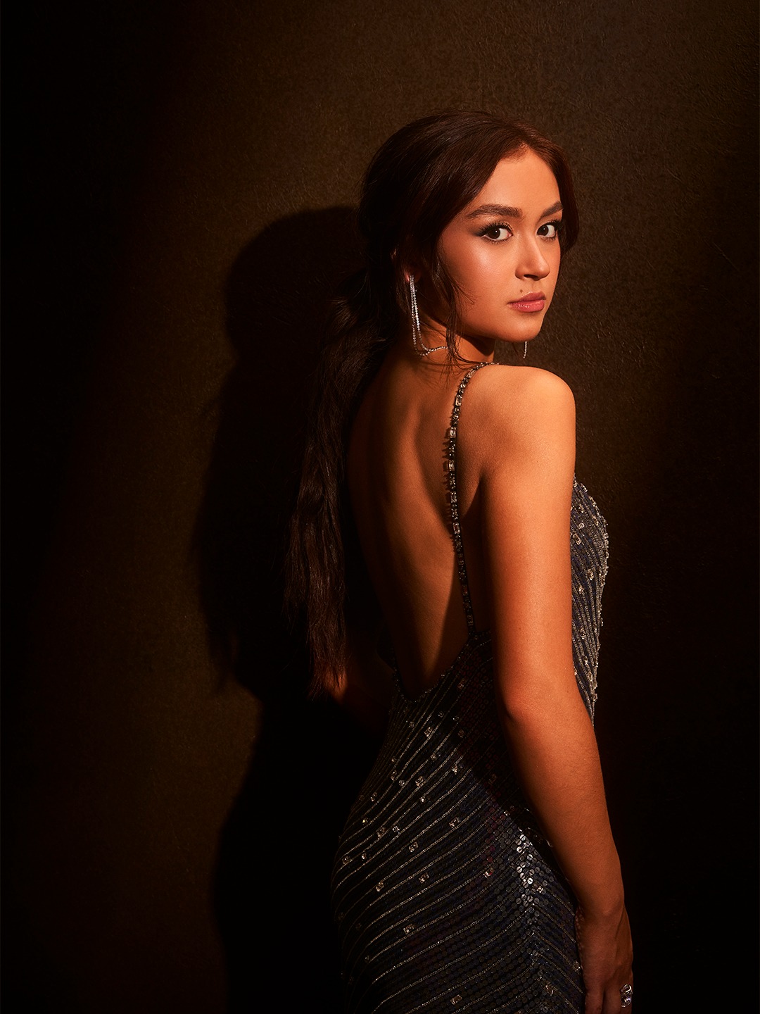 anna cathcart black dress x 98th #Oscars Photo credit: Sami Drasin Set design: Justin Corrigan eos-sale gothic dress long Edwardian US Size:US 6