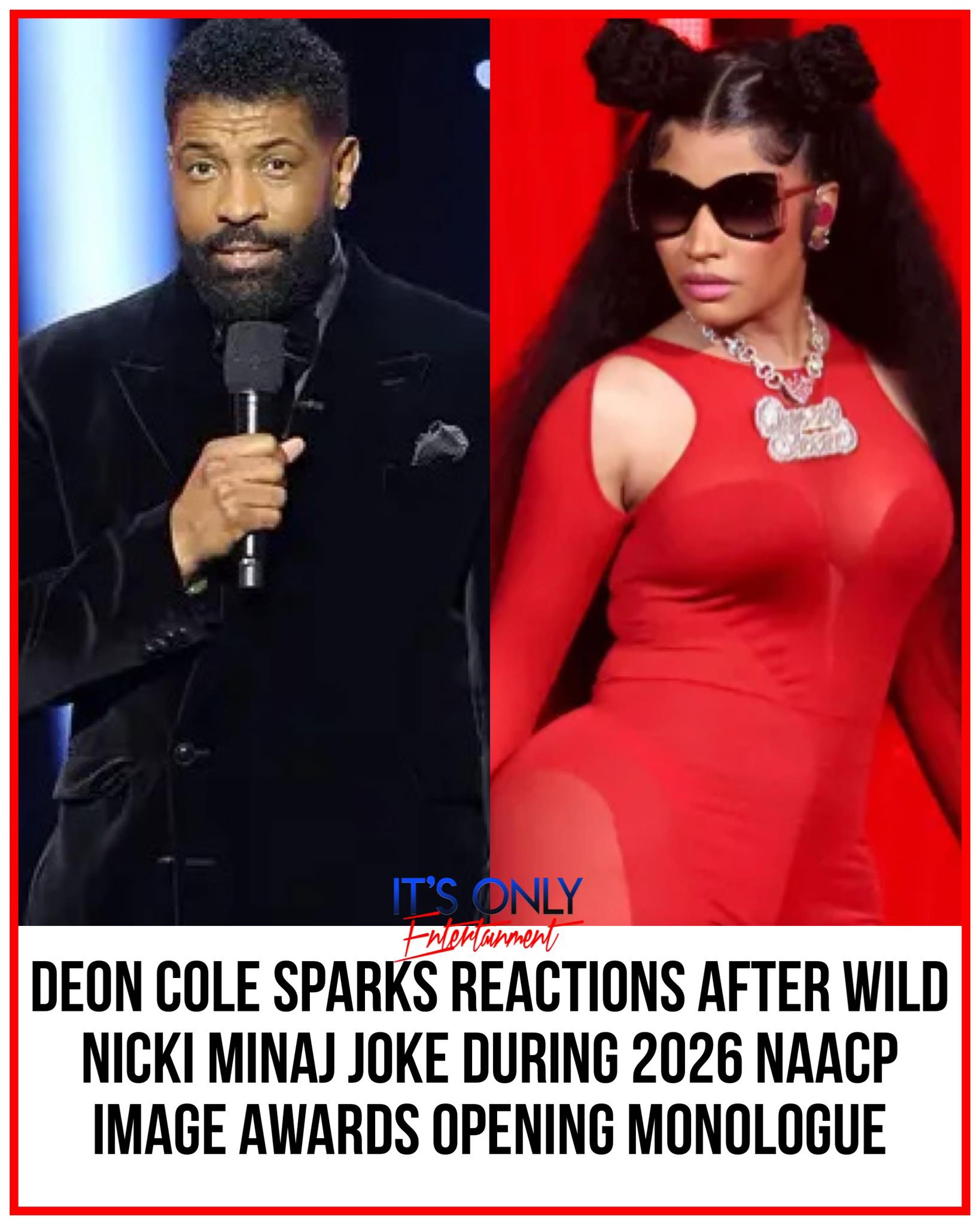 😂 Deon Cole came OUT SWINGING... - ITSONLYENTERTAINMENT.net | Facebook