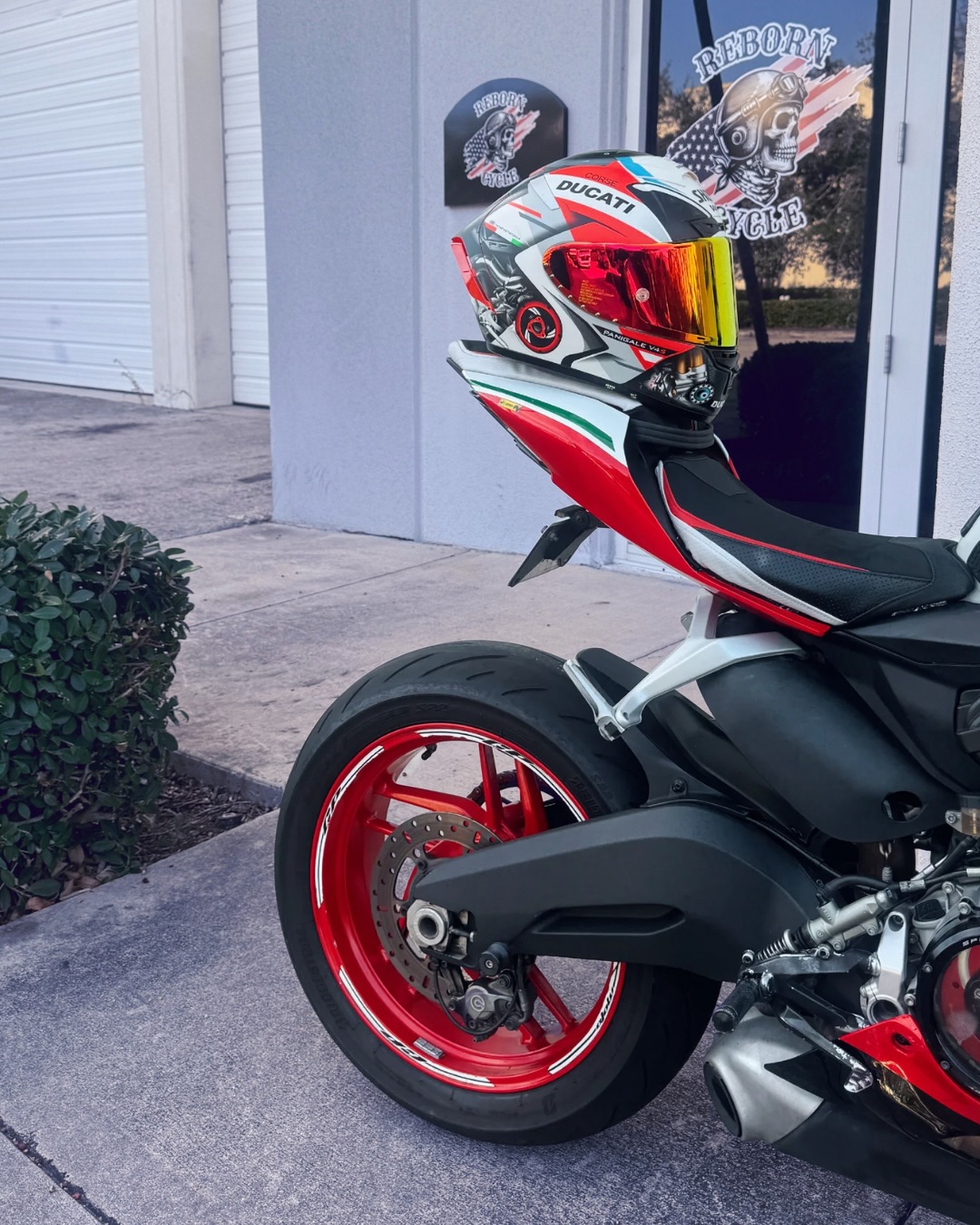 Aggressive custom motorcycle build by Reborn Cycle