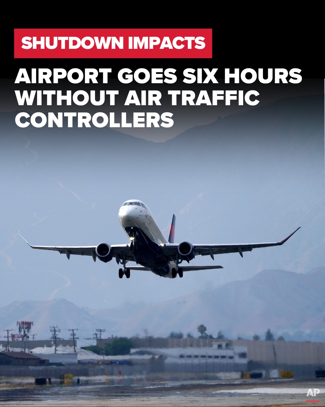 WQAD - SHUTDOWN IMPACTS | An airport in Southern California had no air ...