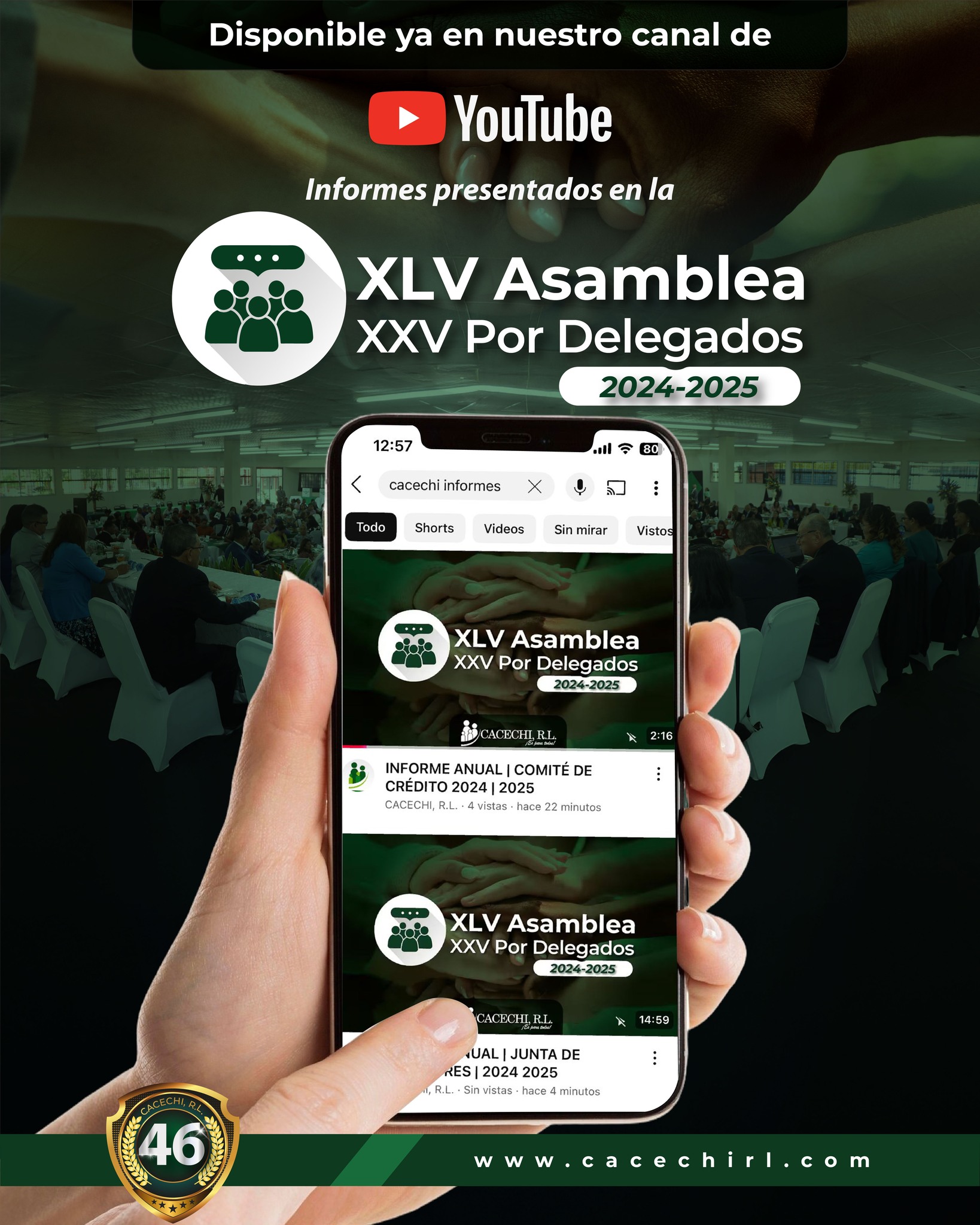 CACECHI RL - Ya disponibles en nuestro canal de YouTube... | Facebook