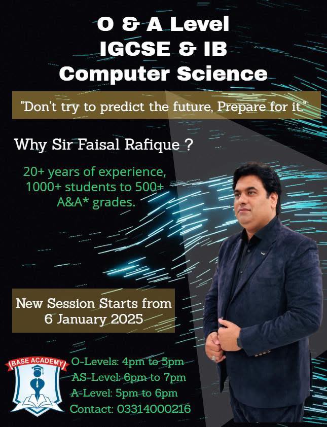 Computer - Your A* is waiting. Join Sir Ali Akram now to secure your A* ...