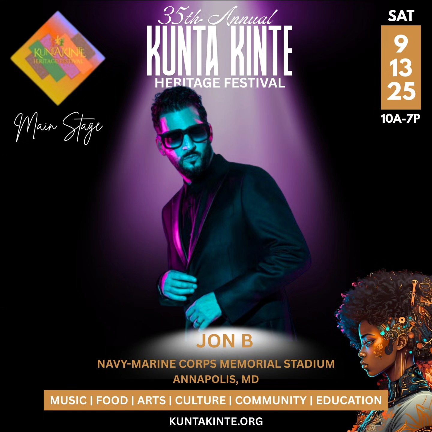 Kunta - 35th Annual Kunta Kinte Heritage Festival | KKHF 2025 📅Saturday ...