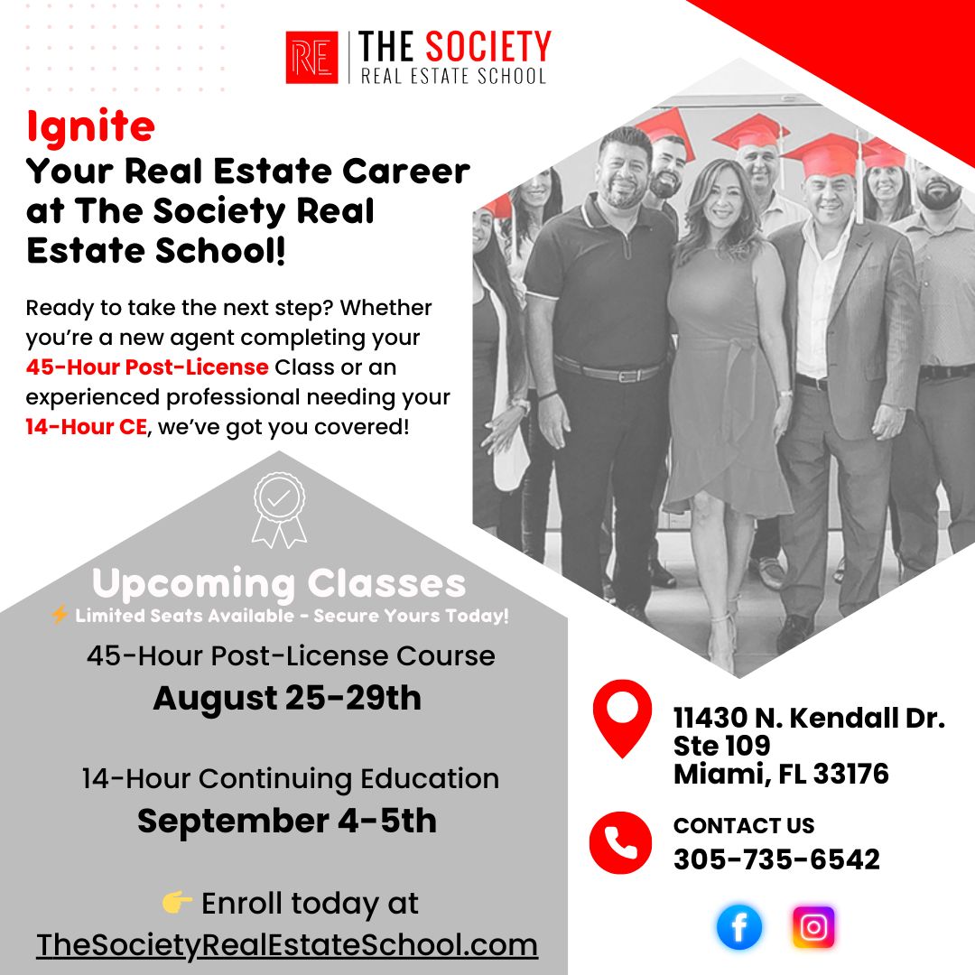 The Society Real Estate School | Miami FL