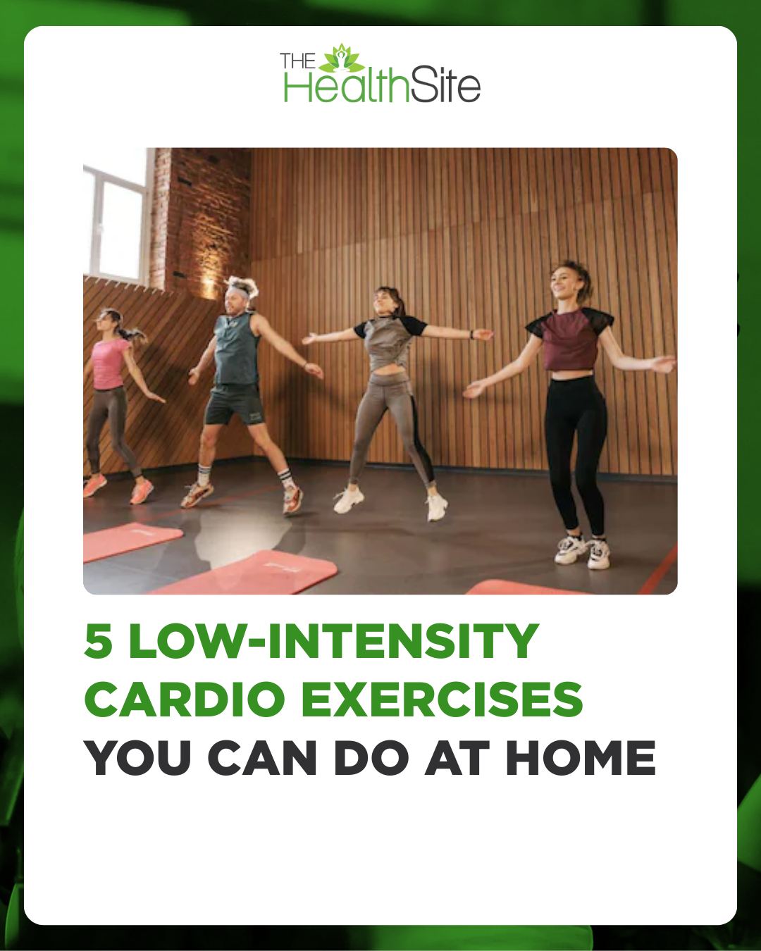 Try these 5 low-intensity cardio... - Thehealthsite.com | Facebook