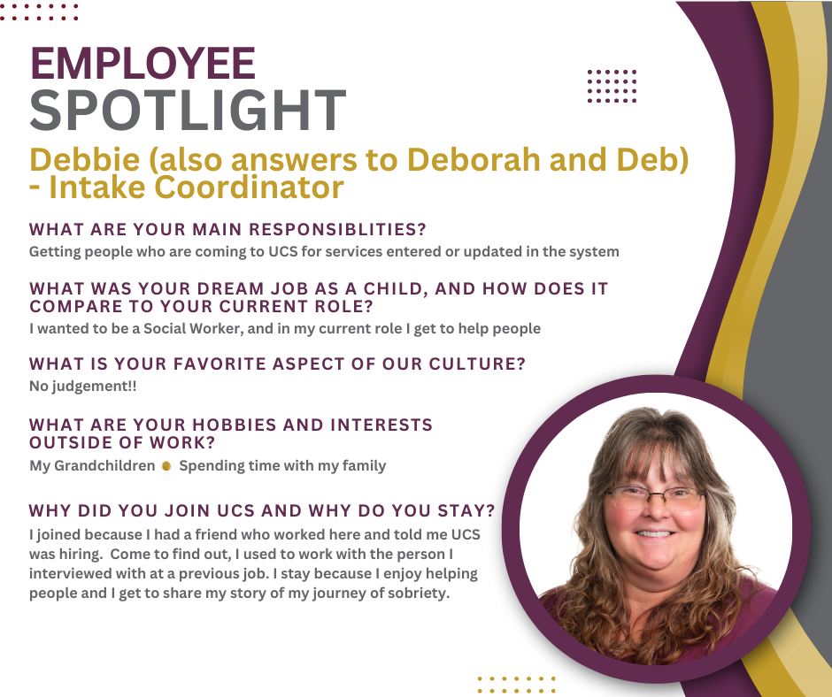UCS Healthcare - Meet Debbie. Debbie has worked for UCS... | Facebook