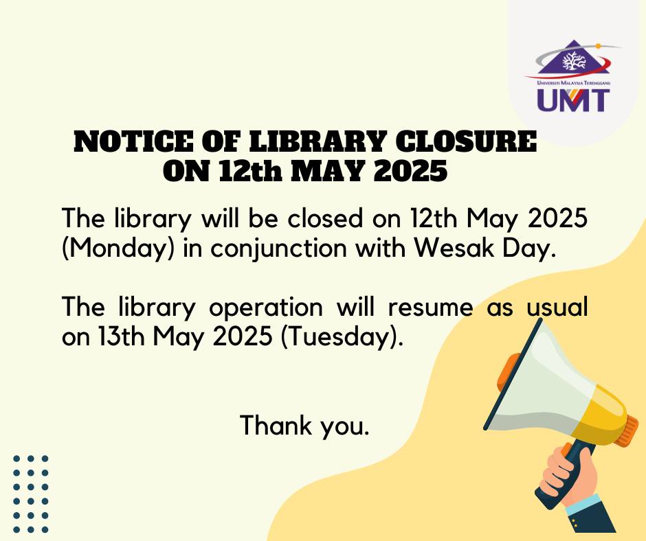 Perpustakaan - INFO@PSNZ: NOTICE OF LIBRARY CLOSURE ON 12th MAY 2025 ...