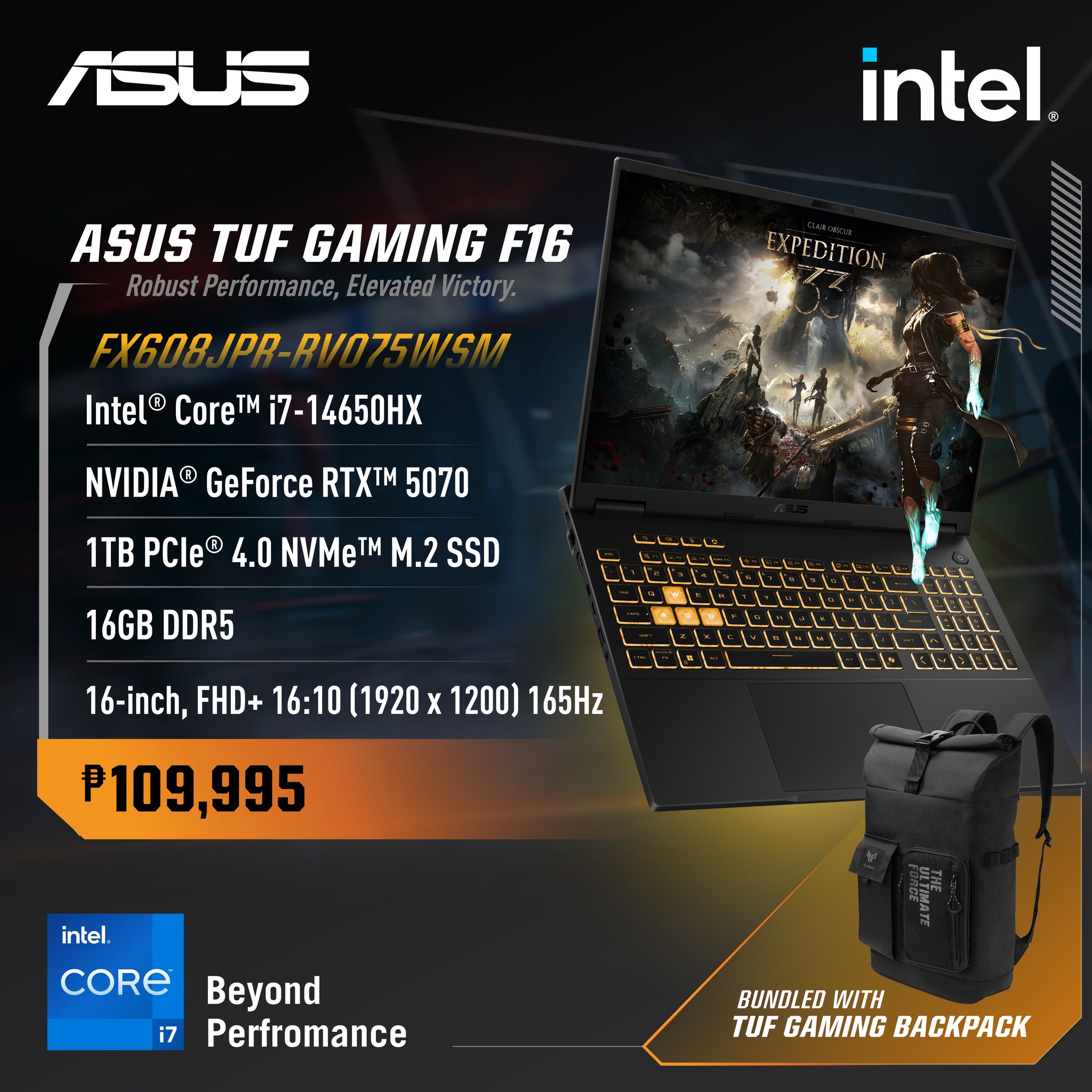ASUS - Built for gamers who demand more. ⚡ Intel® Core™ i7-14650HX 🎮 ...
