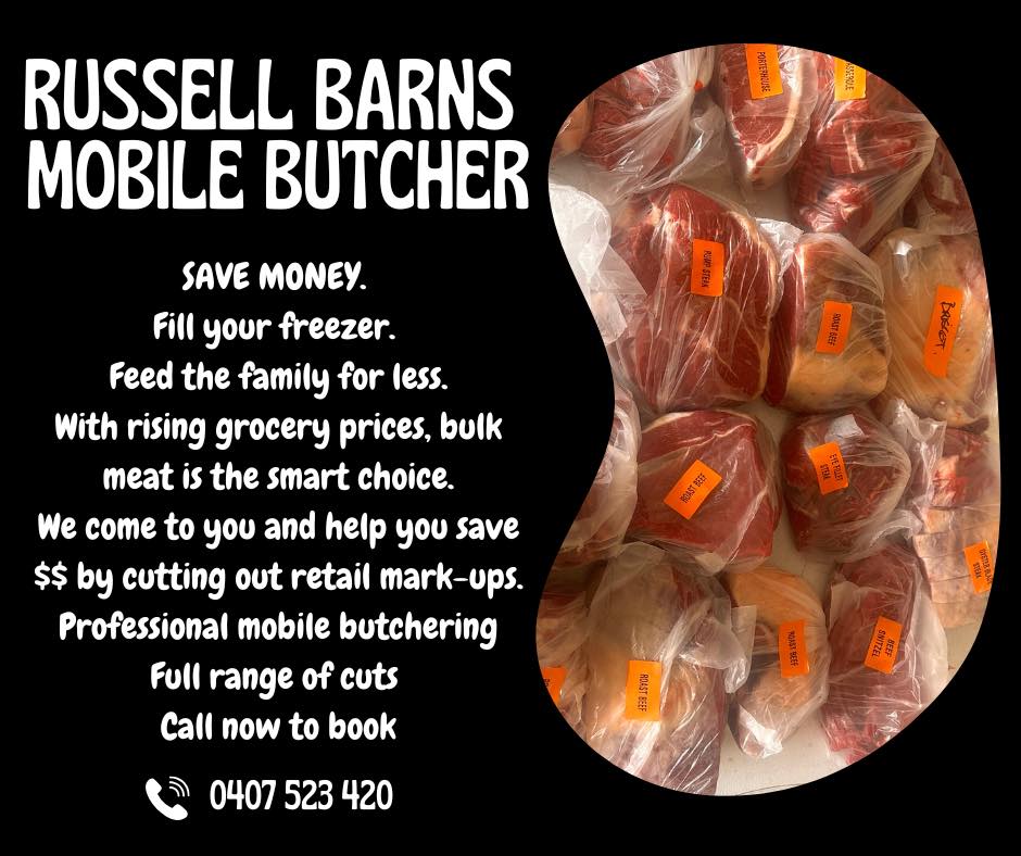 Russell - 🚚 Bookings available from Monday 16th February onwards 🥩 ...