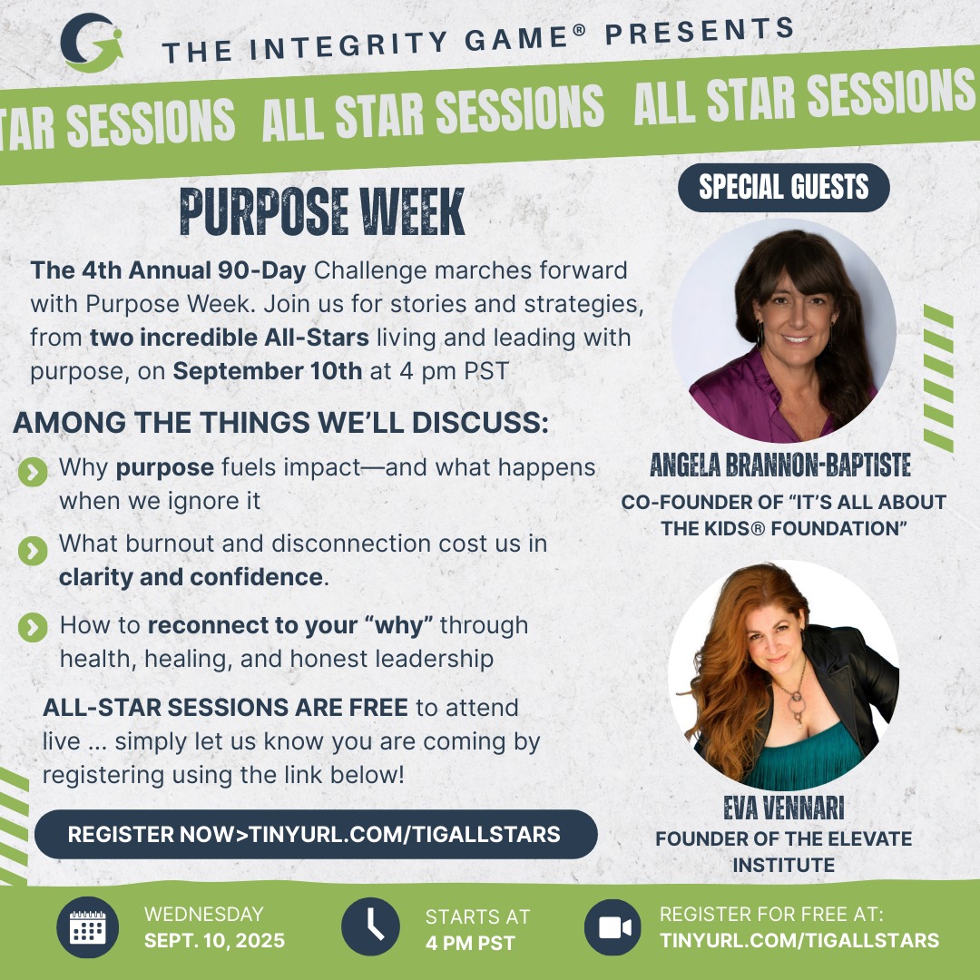 💡 Purpose fuels impact. But what... - The Integrity Game | Facebook