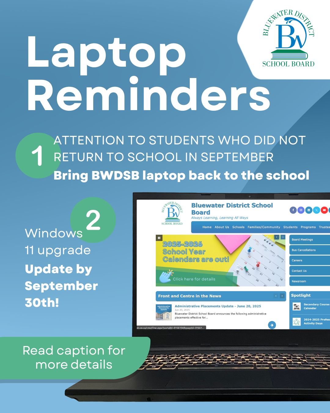 SECONDARY STUDENTS WHO... - Bluewater District School Board | Facebook