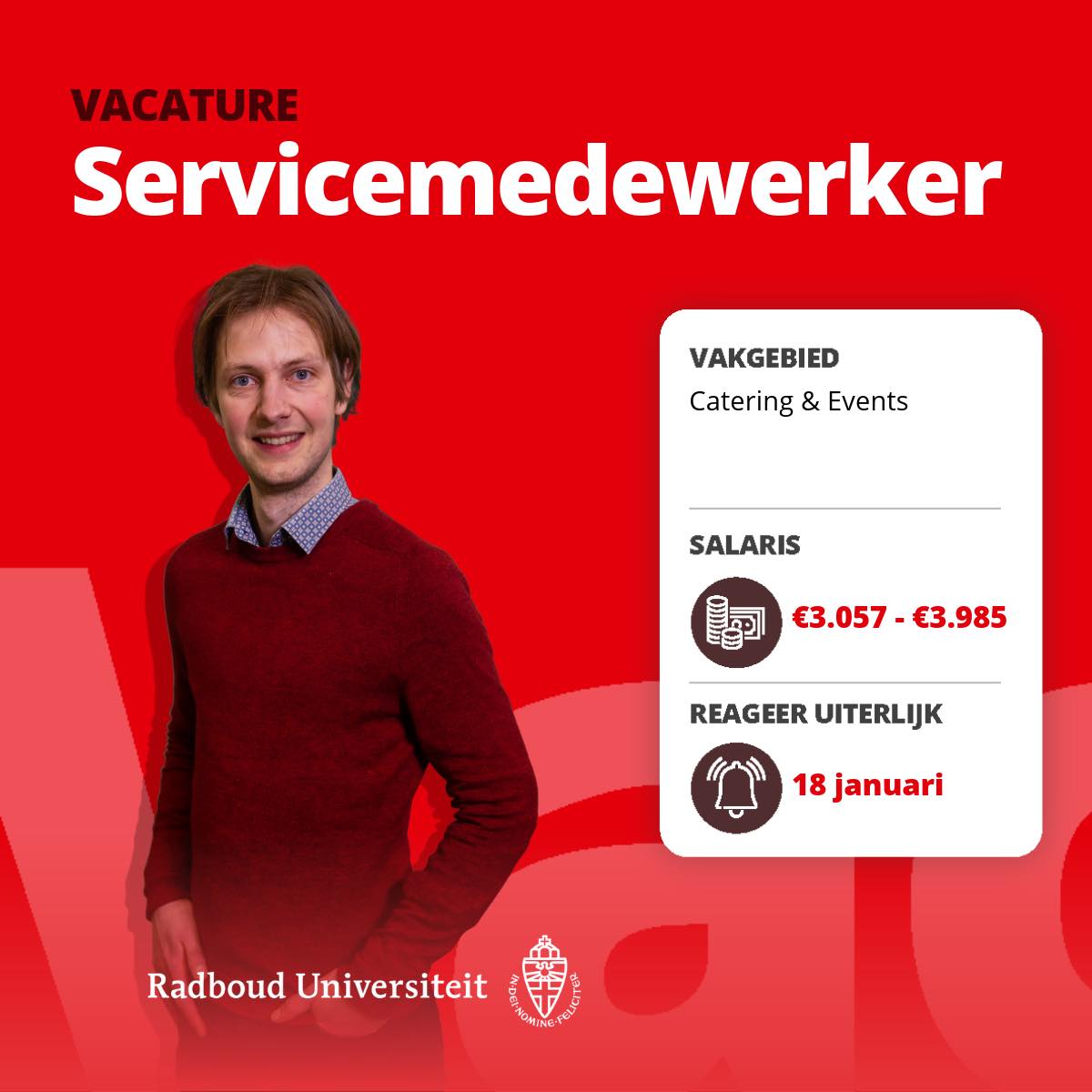 Radboud - To celebrate the great results of our university in the ...