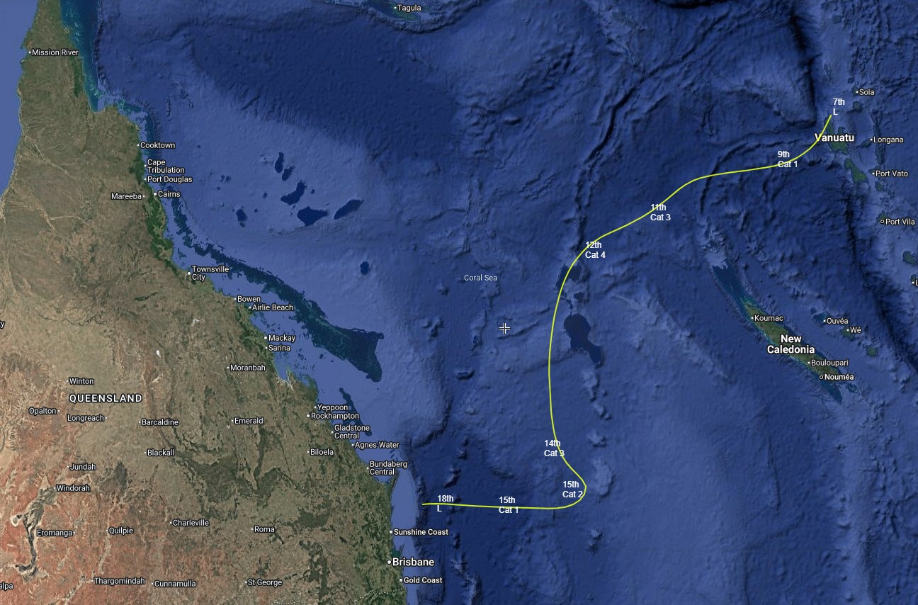 Latest Data (Cyclone) This will change... - Brisbane Weather | Facebook