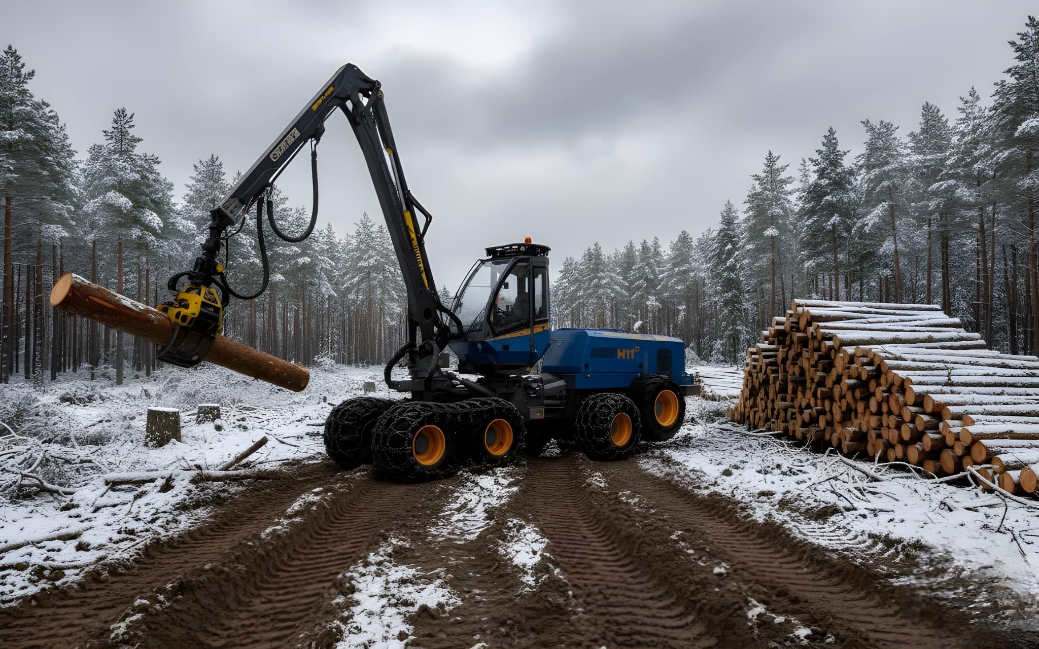 Janne - Rottne H11D . . . . . #johndeere #tree #farming #loggerslife # ...