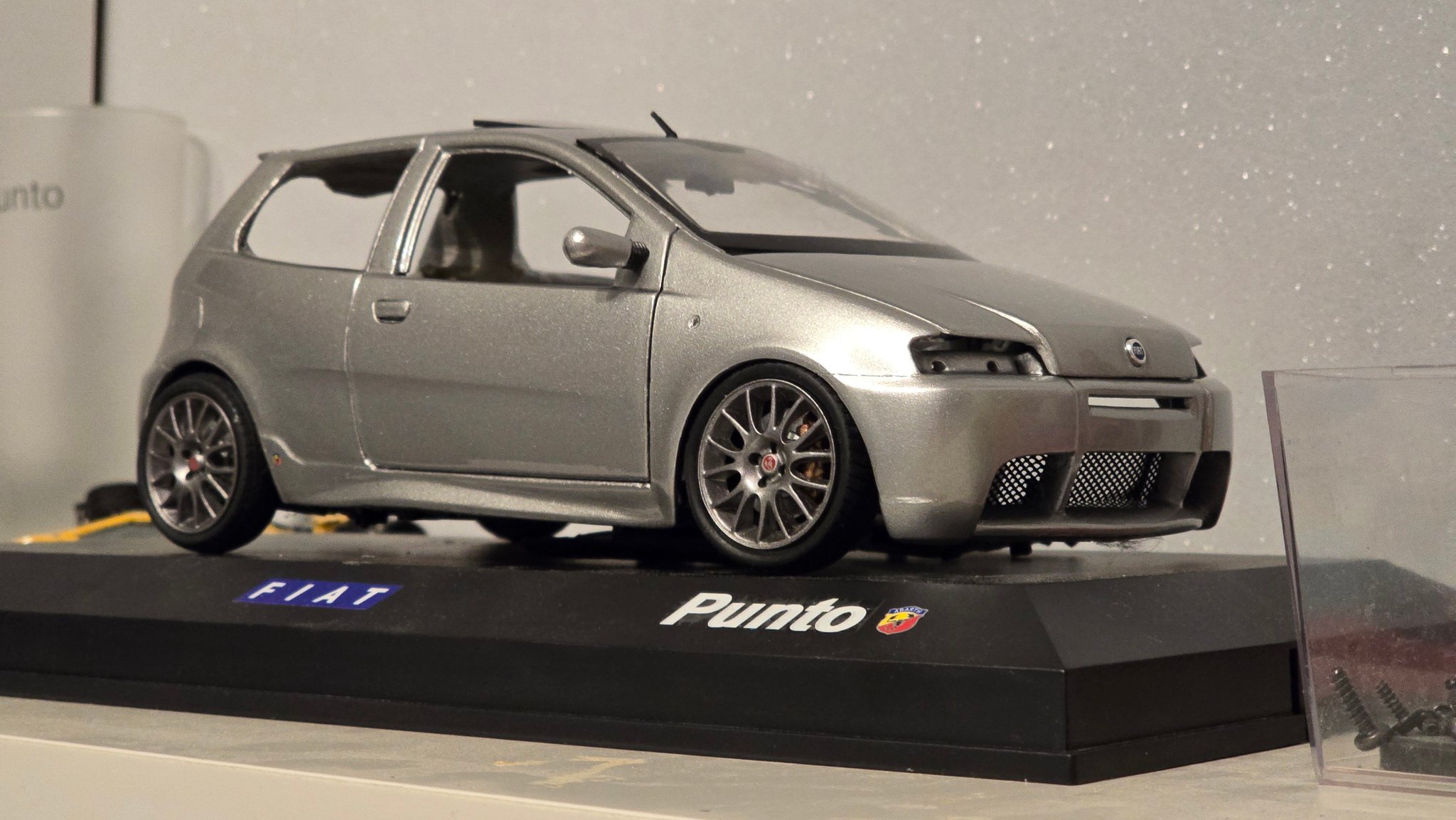 Punto mk2 abarth line 1:18 handmade, base model RICKO ricko rally