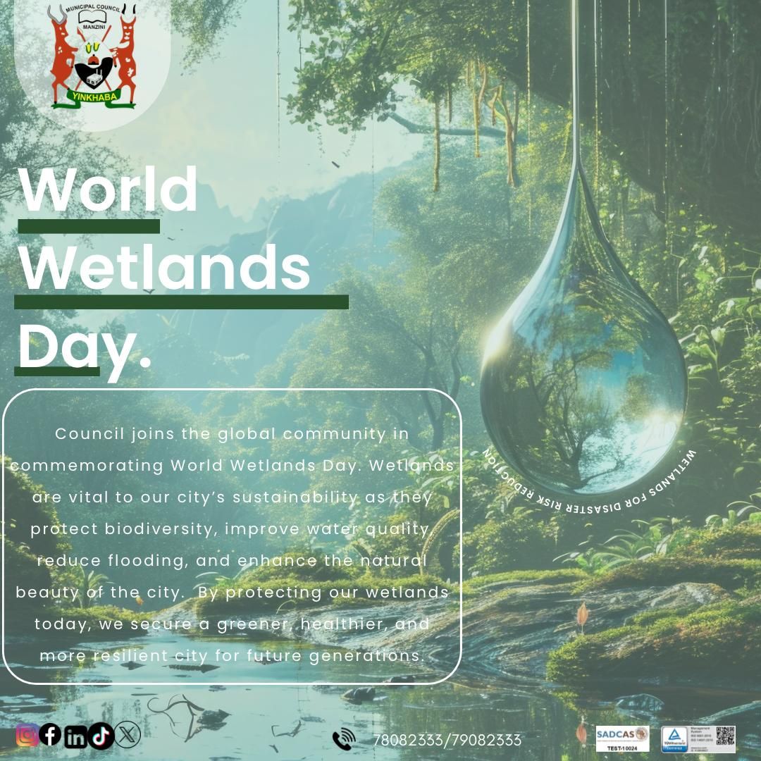 Municipal - 💧🌿 Wetlands = life! Today we celebrate World Wetlands Day ...