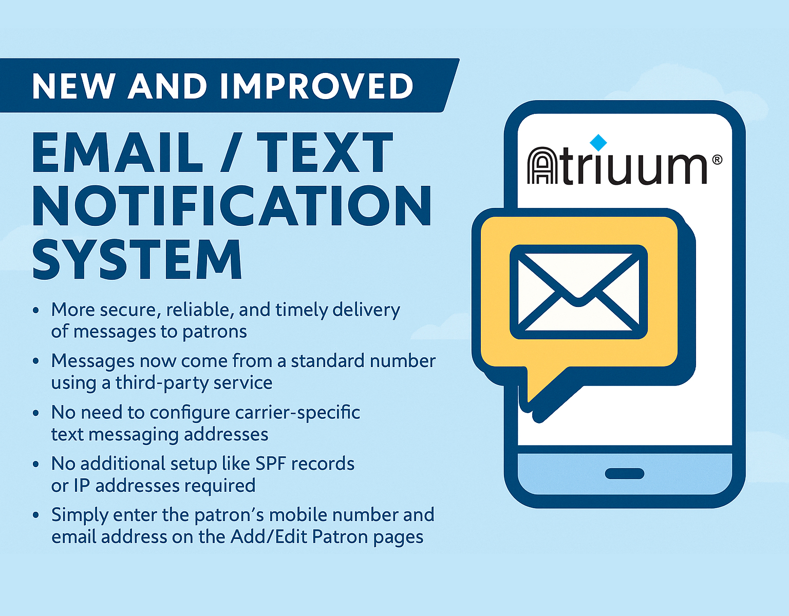 Book - Big News! Atriuum’s Notification System Just Got an Upgrade! We ...