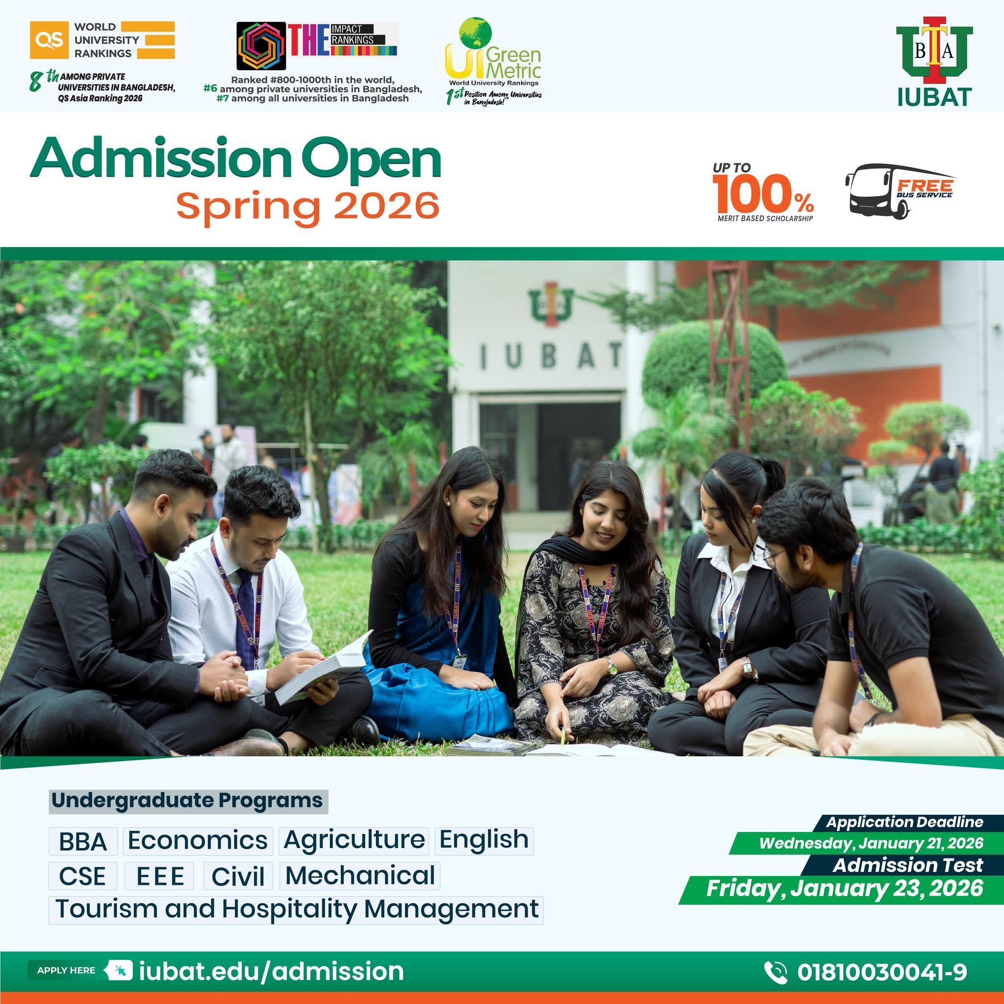 𝐀𝐝𝐦𝐢𝐬𝐬𝐢𝐨𝐧 𝐎𝐩𝐞𝐧 𝐟𝐨𝐫 𝐒𝐩𝐫𝐢𝐧𝐠 2026 Join a globally recognised university ...