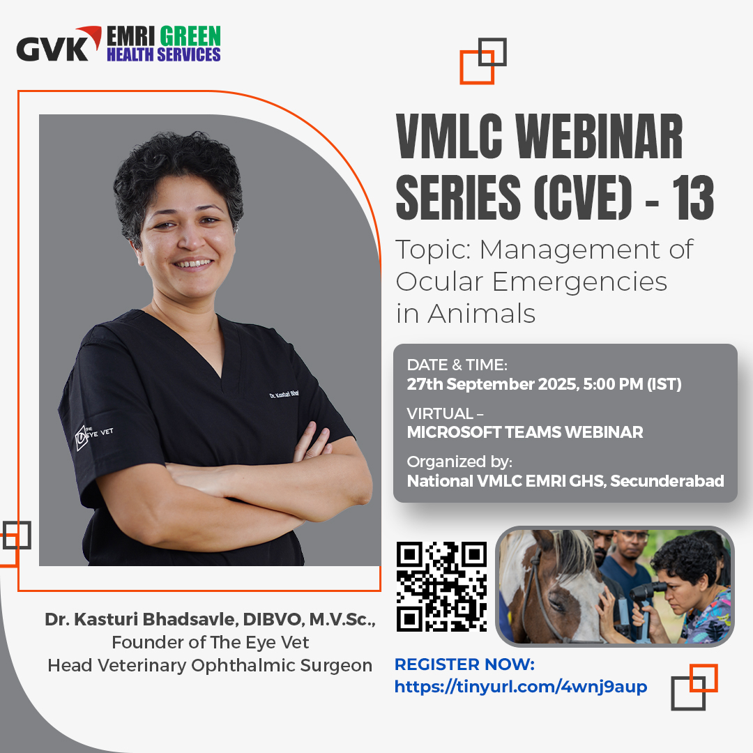 The Eye - Join us for VMLC Webinar Series (CVE) — Management of Ocular ...
