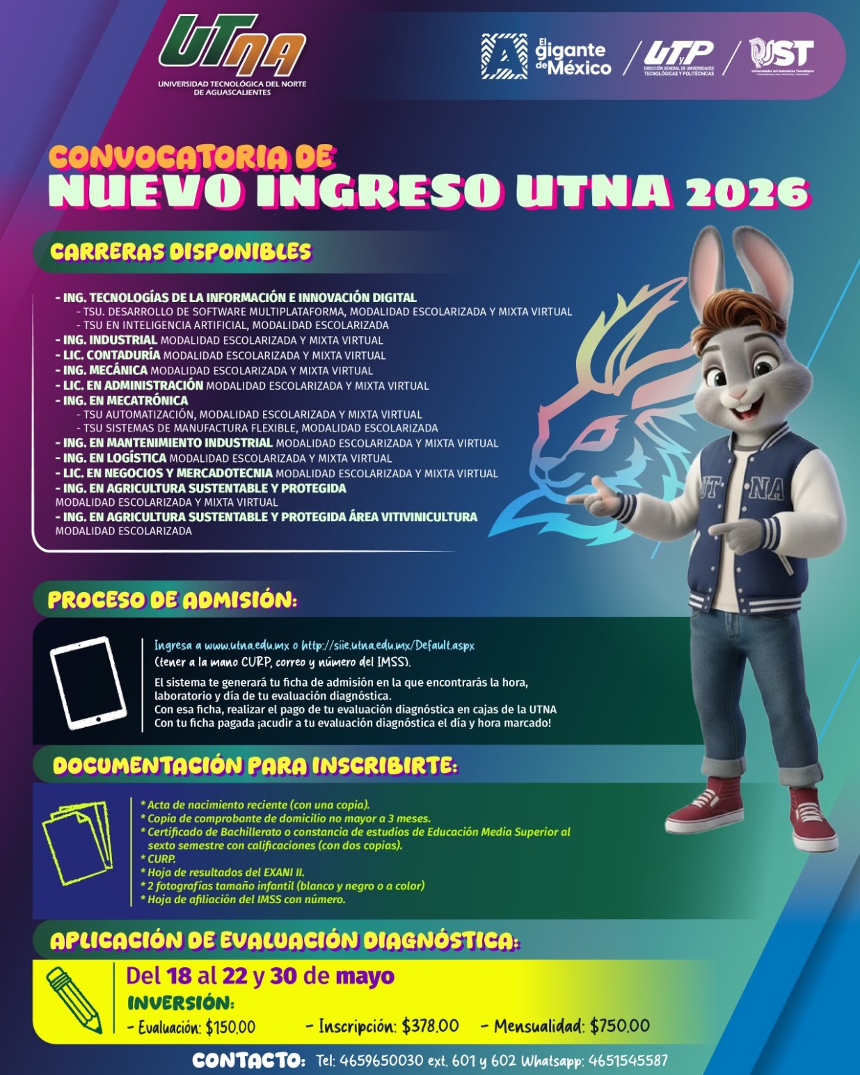 Universidad Tecnológica Del Norte De Aguascalientes (UTNA) | Aguascalientes