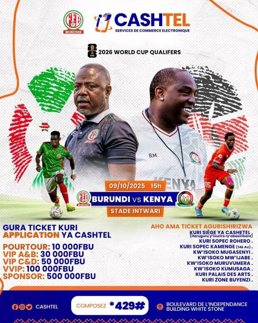 Morning Burundi - 🎟 Hasigaye umusi umwe gusa! Intamba... | Facebook