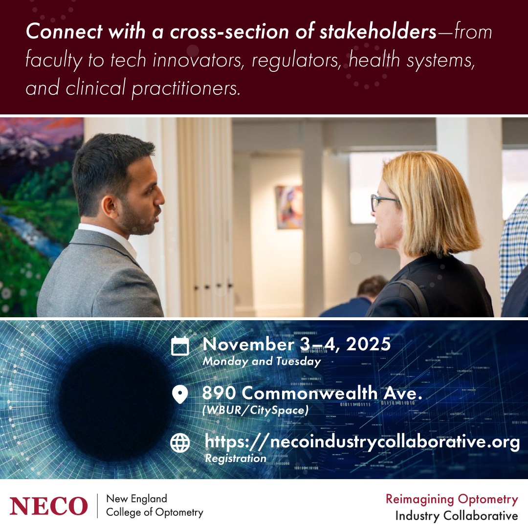 🤝 Connect with the full... - New England College of Optometry | Facebook