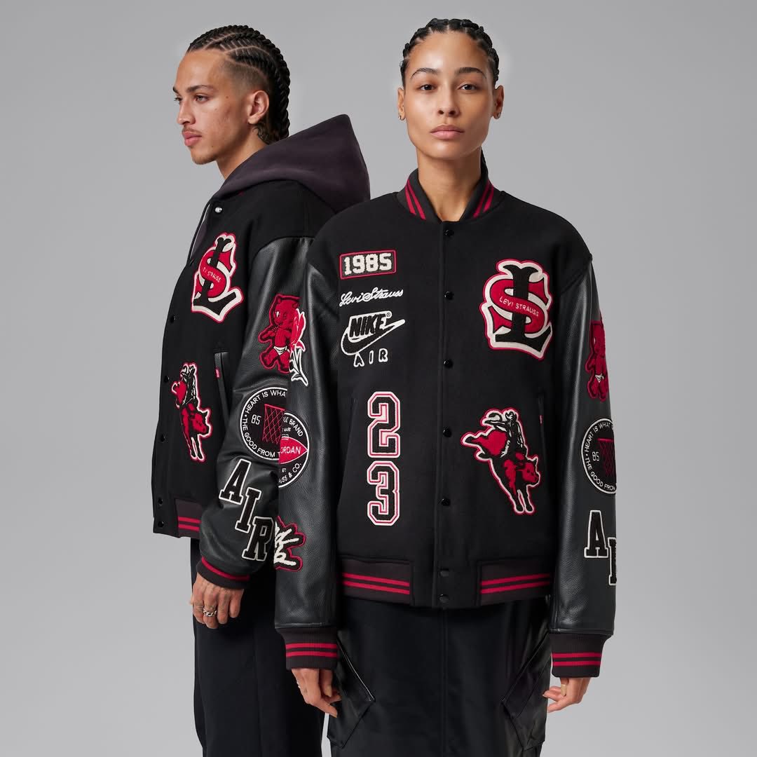 Levi's x Jordan Varsity Jacket ⚫️🔴