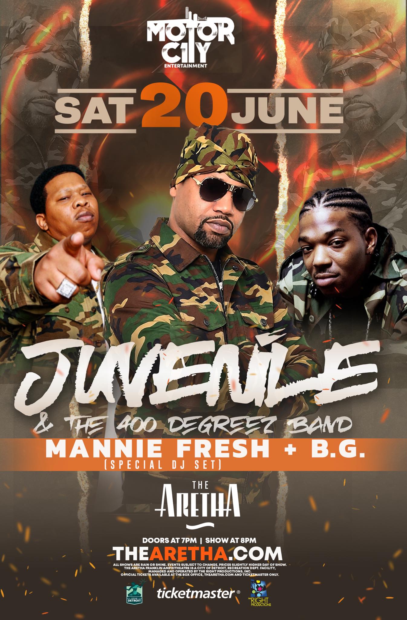 Juvenile is bringing the classics to The Aretha for the BIGGEST 