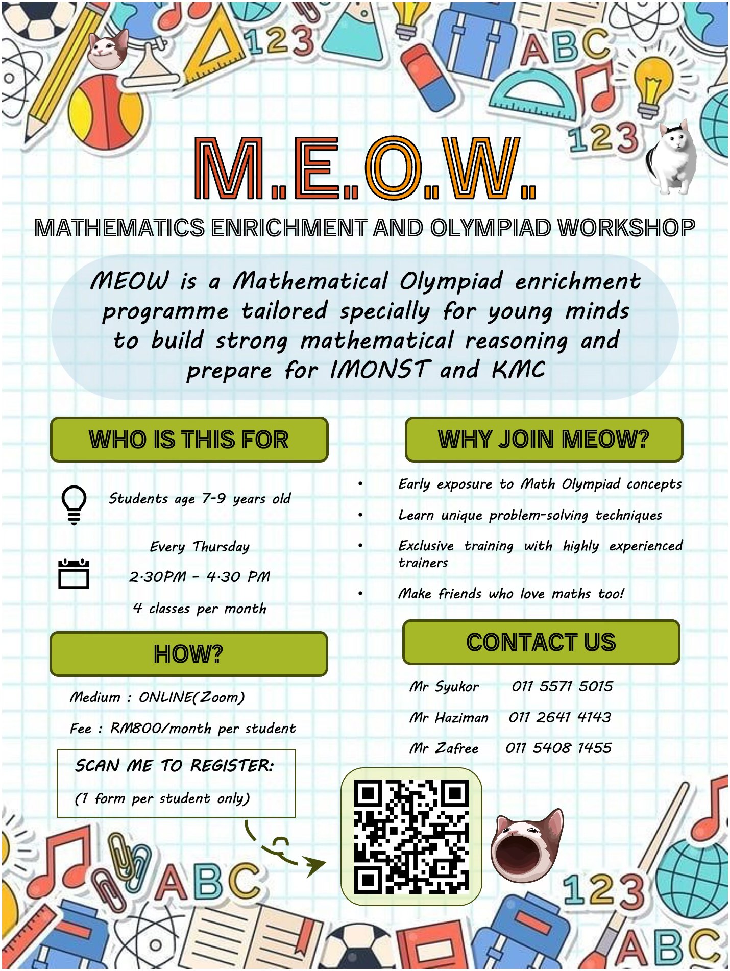 🐾 MEOW: Mathematical... - Olimpiad Matematik Malaysia | Facebook