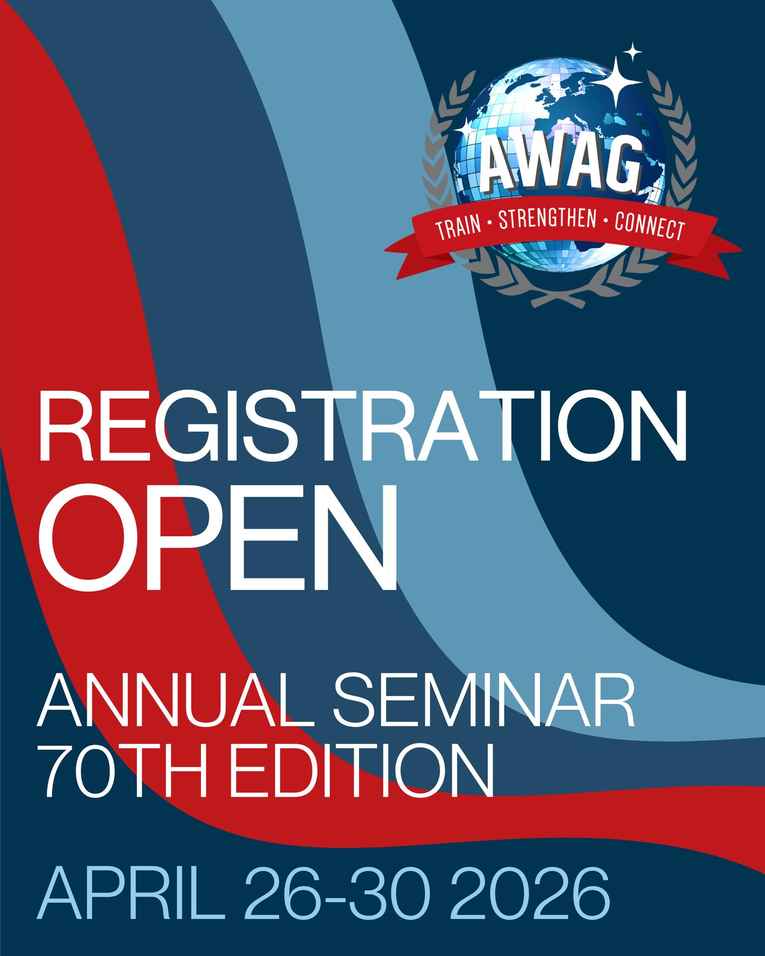 AWAG - 🎉 Registration is OPEN! 🎉 AWAG’s 70th Annual... | Facebook