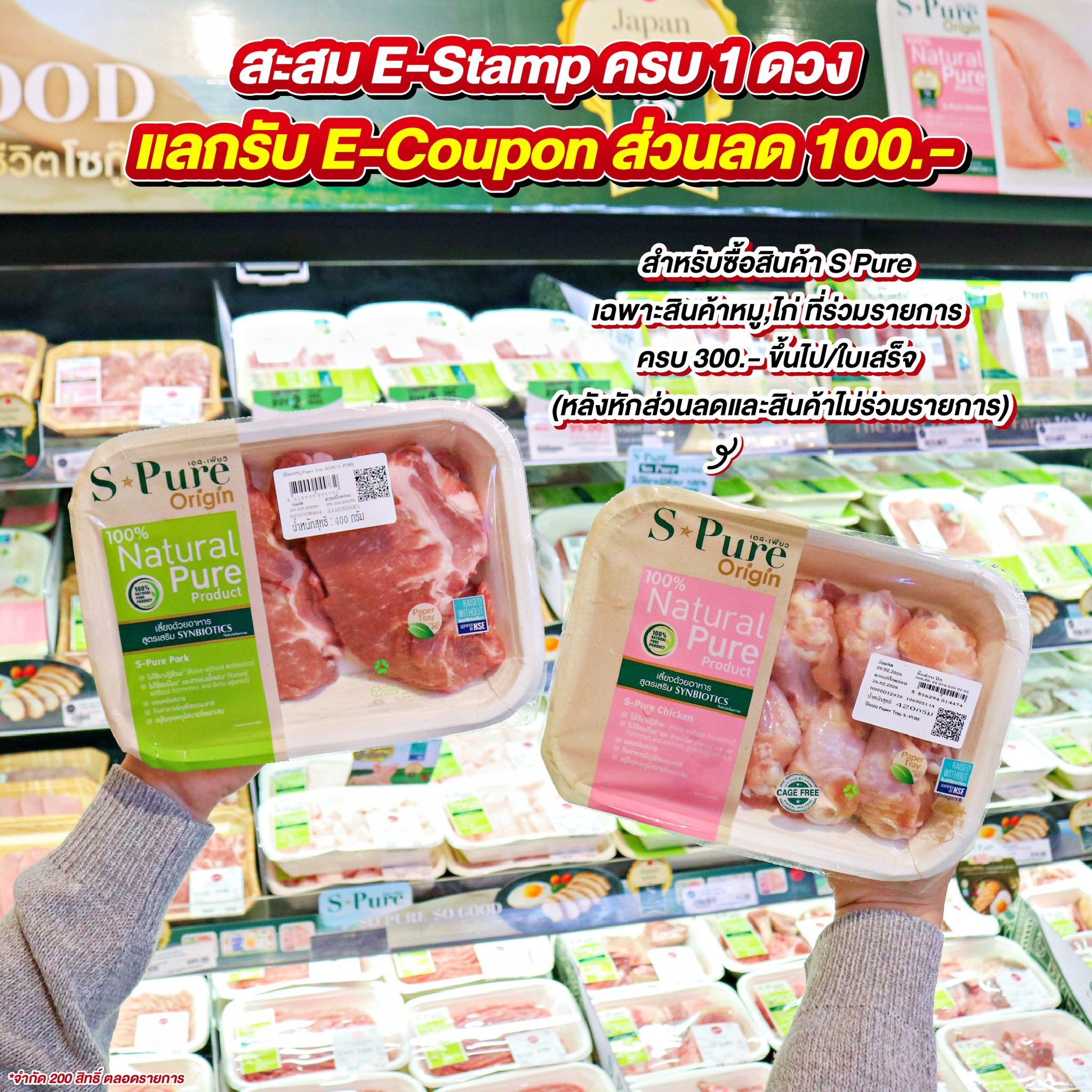 Sale: collect E-Stamps for E-Coupons.