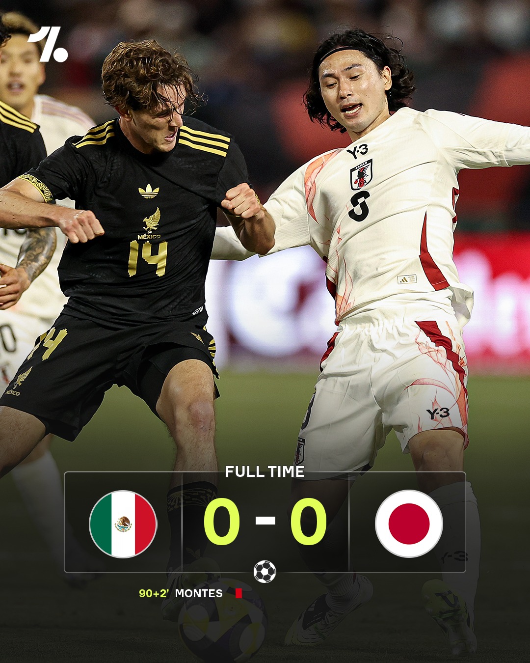 Mexico and Japan cannot be separated as it ends in a scoreless draw 🤝